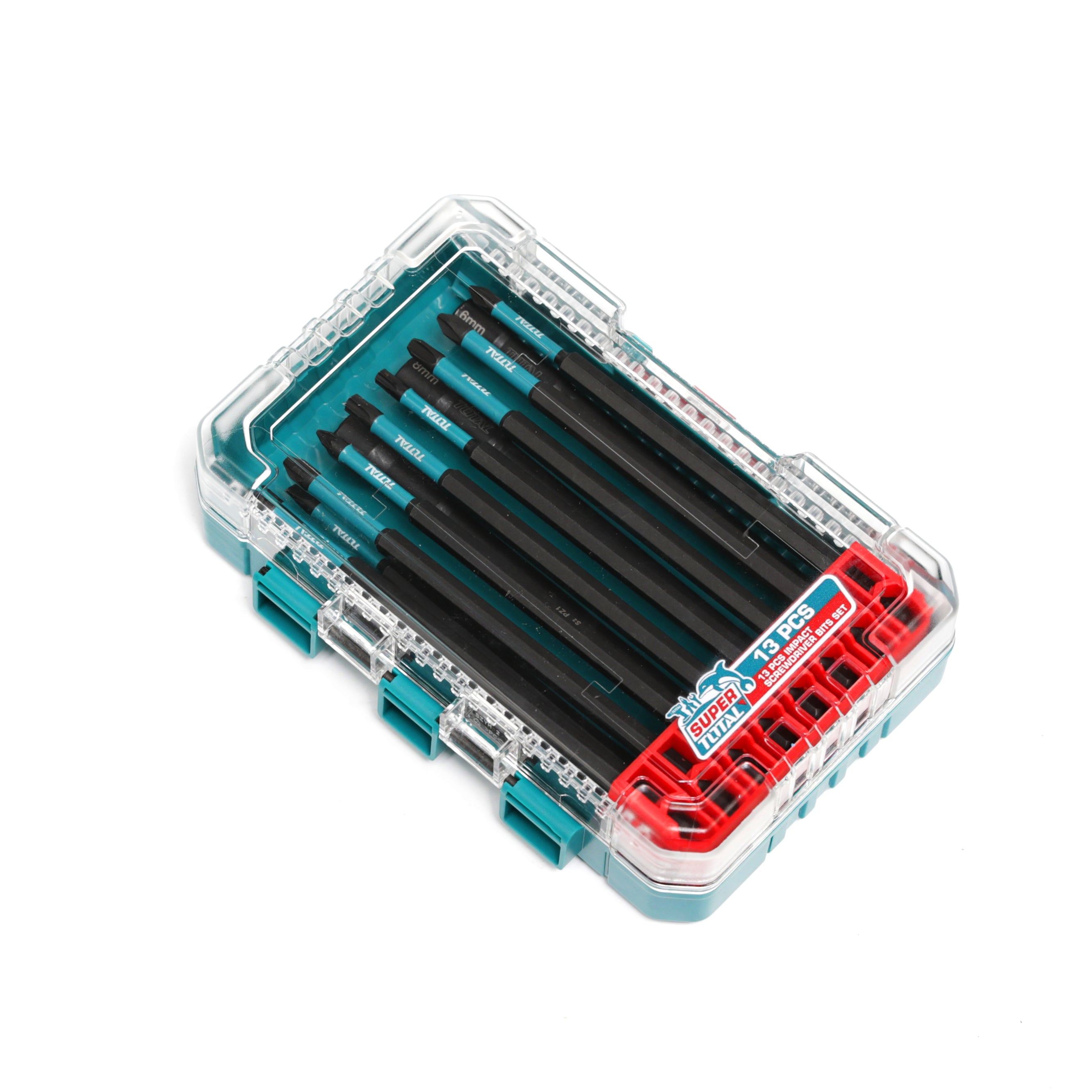 Total Impact Screwdriver Bits Set - 13pcs - TACSDL01306