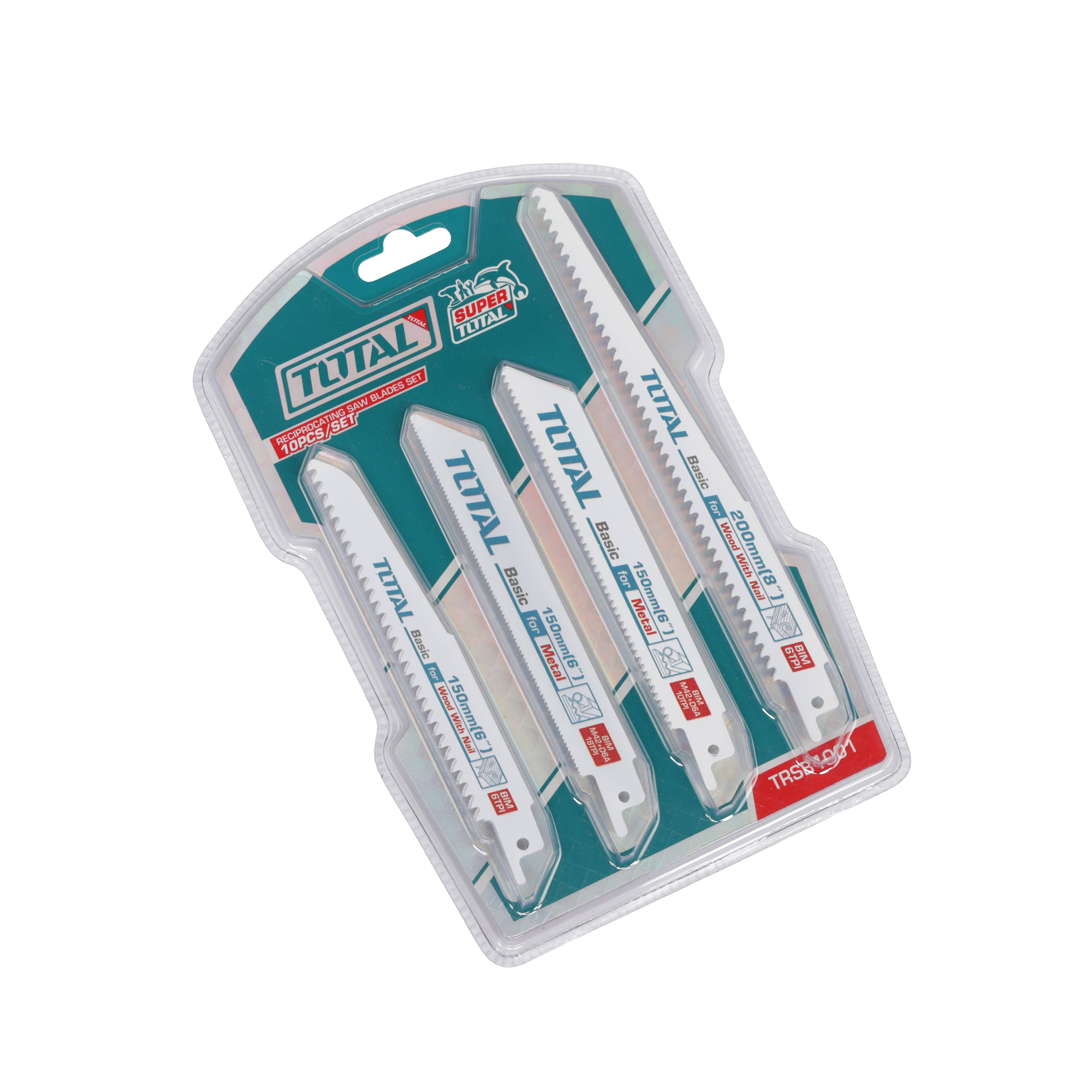 Total Reciprocating Saw Blade Set - 10pcs - TRSB1001