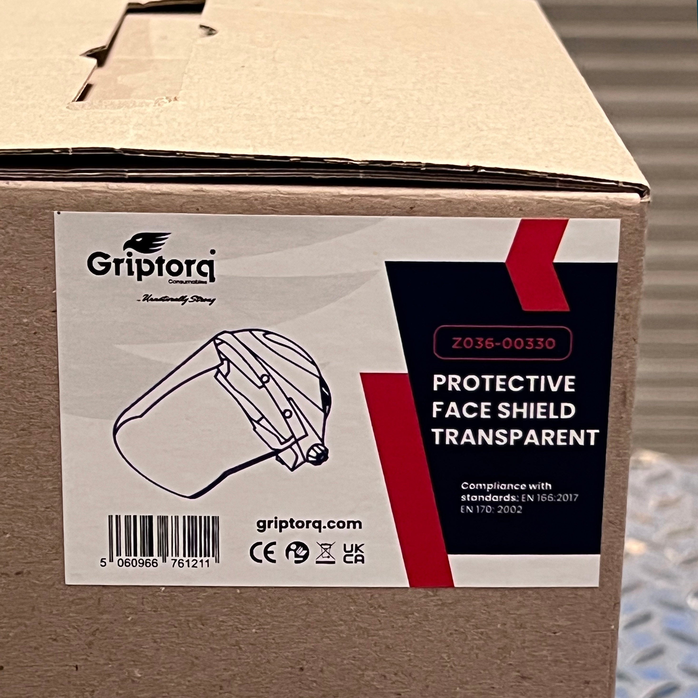 Griptorq Face Shield Transparent