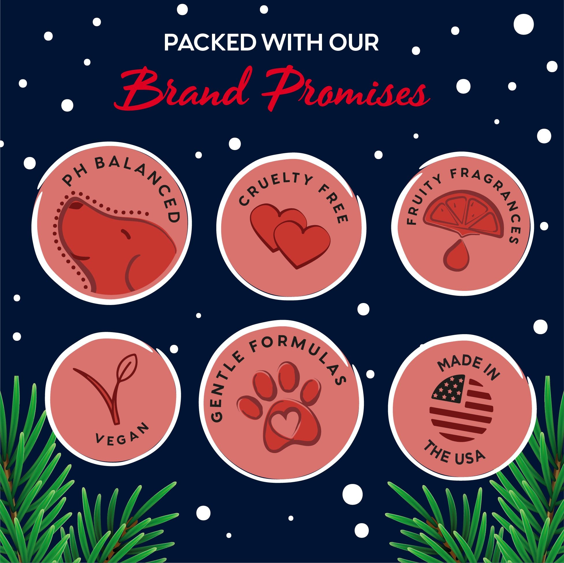 Pet Head Festive Dog Shampoo and Spray Set Roasted Chestnut with Cinnamon Scent 300ml