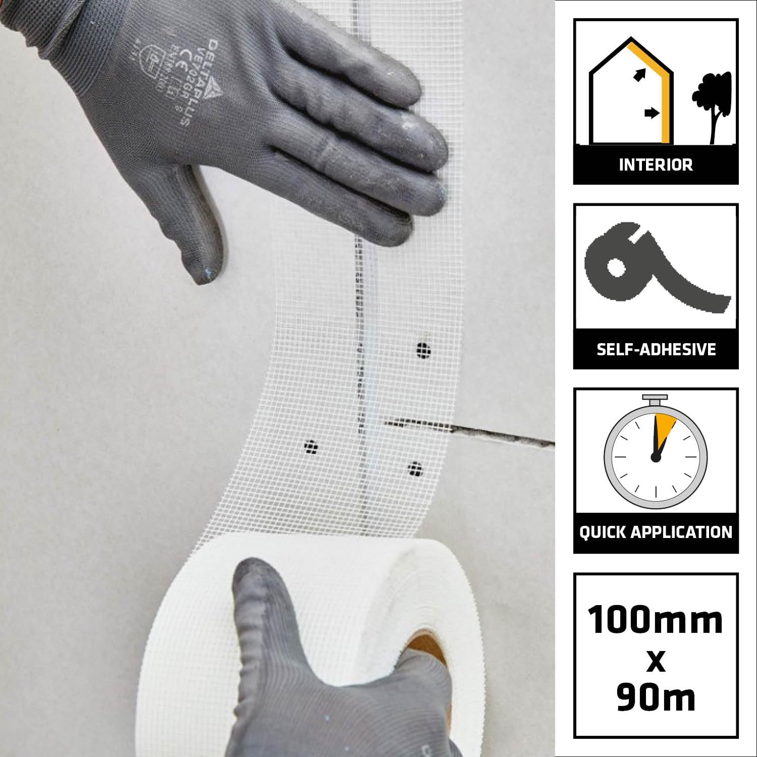 Everbuild EuroScrim Tape 100mm x 9m