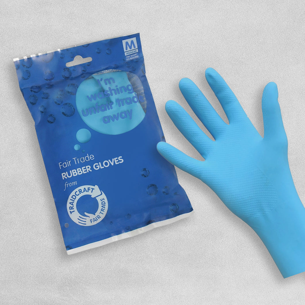 Traidcraft Fair Trade Rubber Gloves Medium