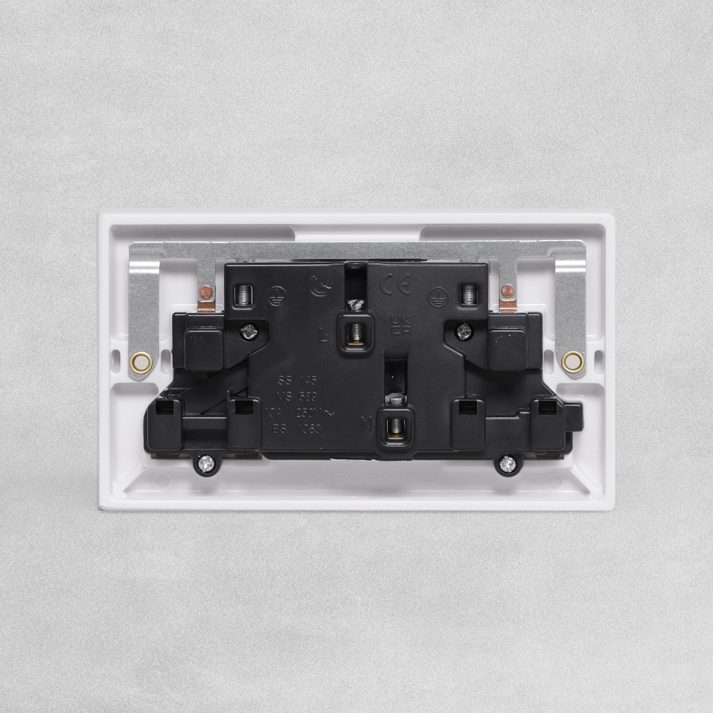 Volex Electrical Double Socket Switch