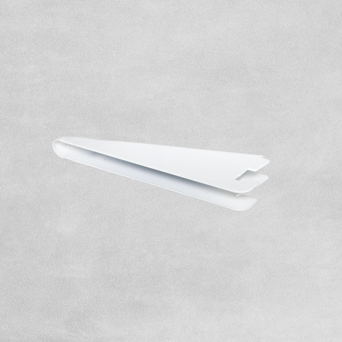 Twin Slot Standard Duty White Shelving Bracket 120mm & 220mm