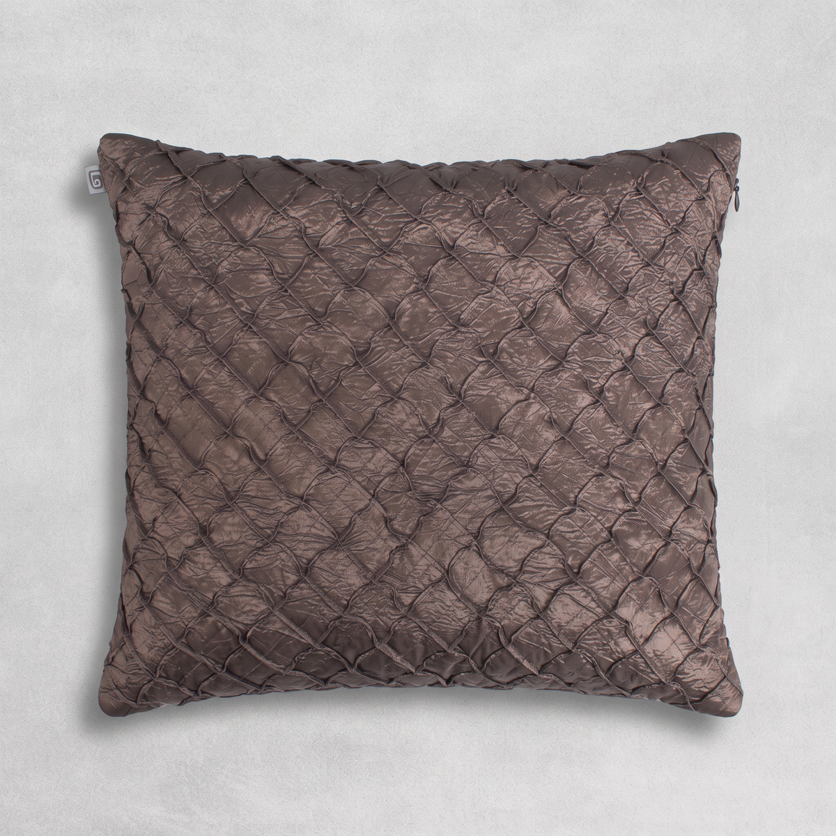 LD Polysilk Cushion Cover 50 x 35 cm Chocolate