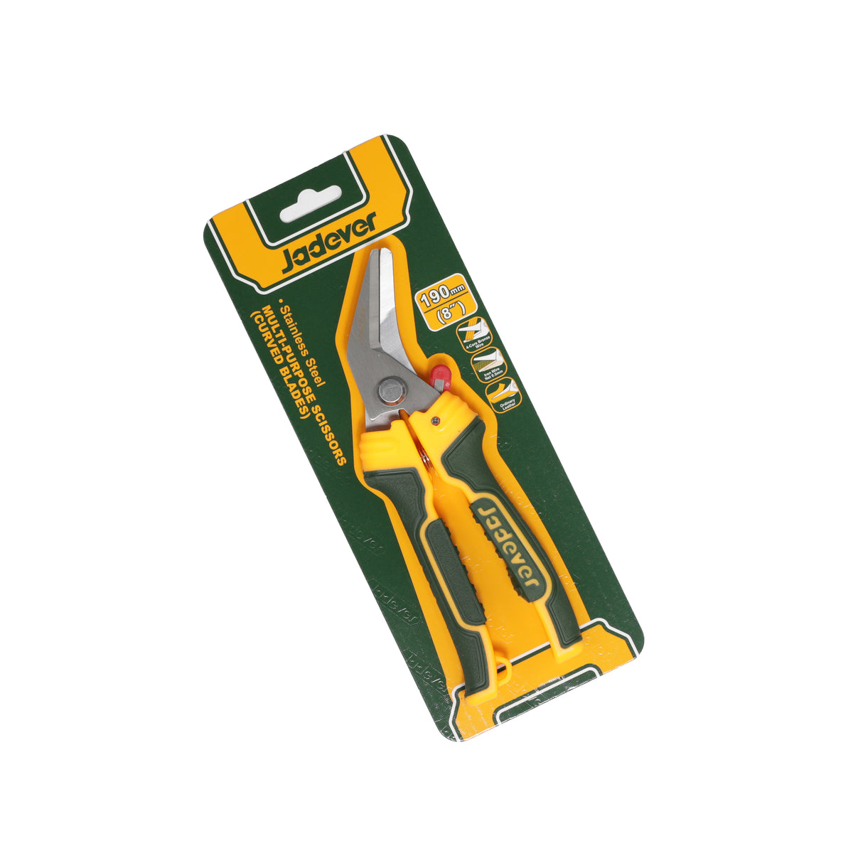 Jadever Multi-Purpose Curved Blade Scissors 8"/ 190mm - JDSX8602