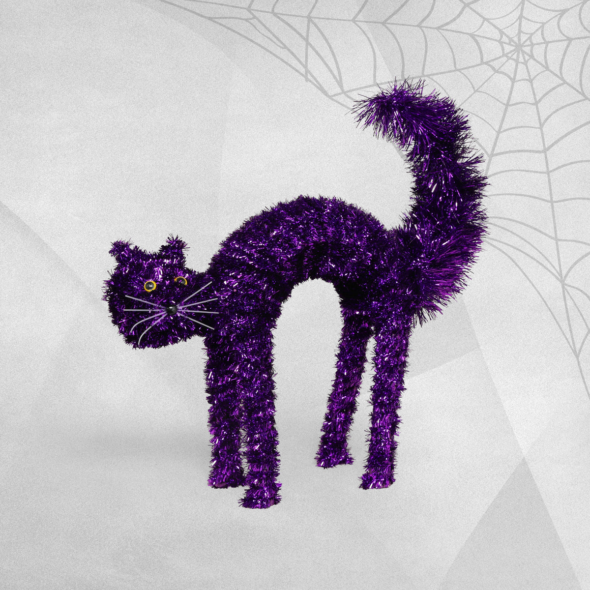 Halloween Scaredy-Cat Tinsel Decoration