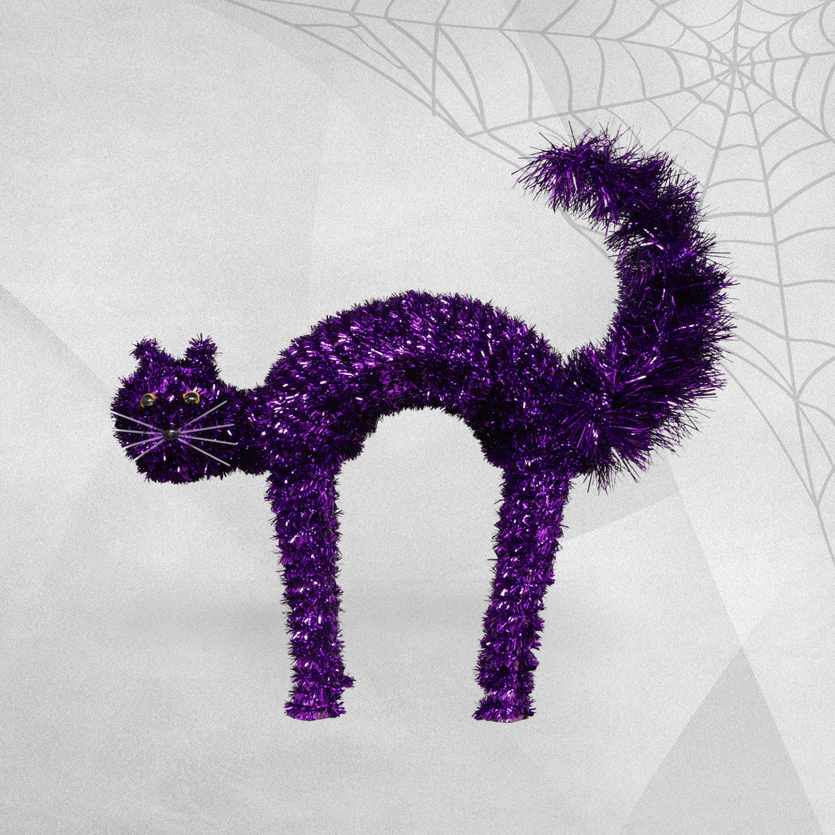Halloween Scaredy-Cat Tinsel Decoration