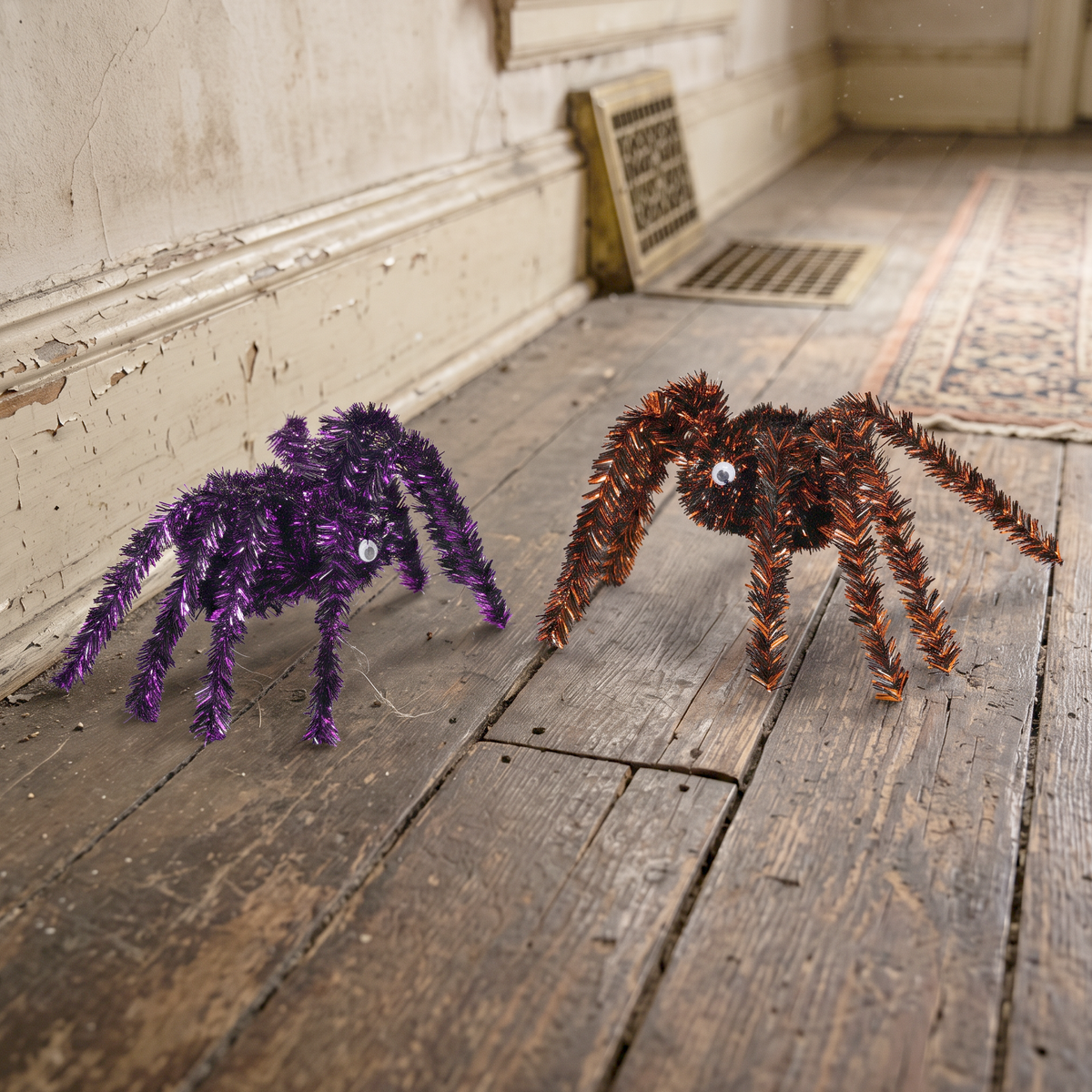 Halloween Bling Hanging Spider