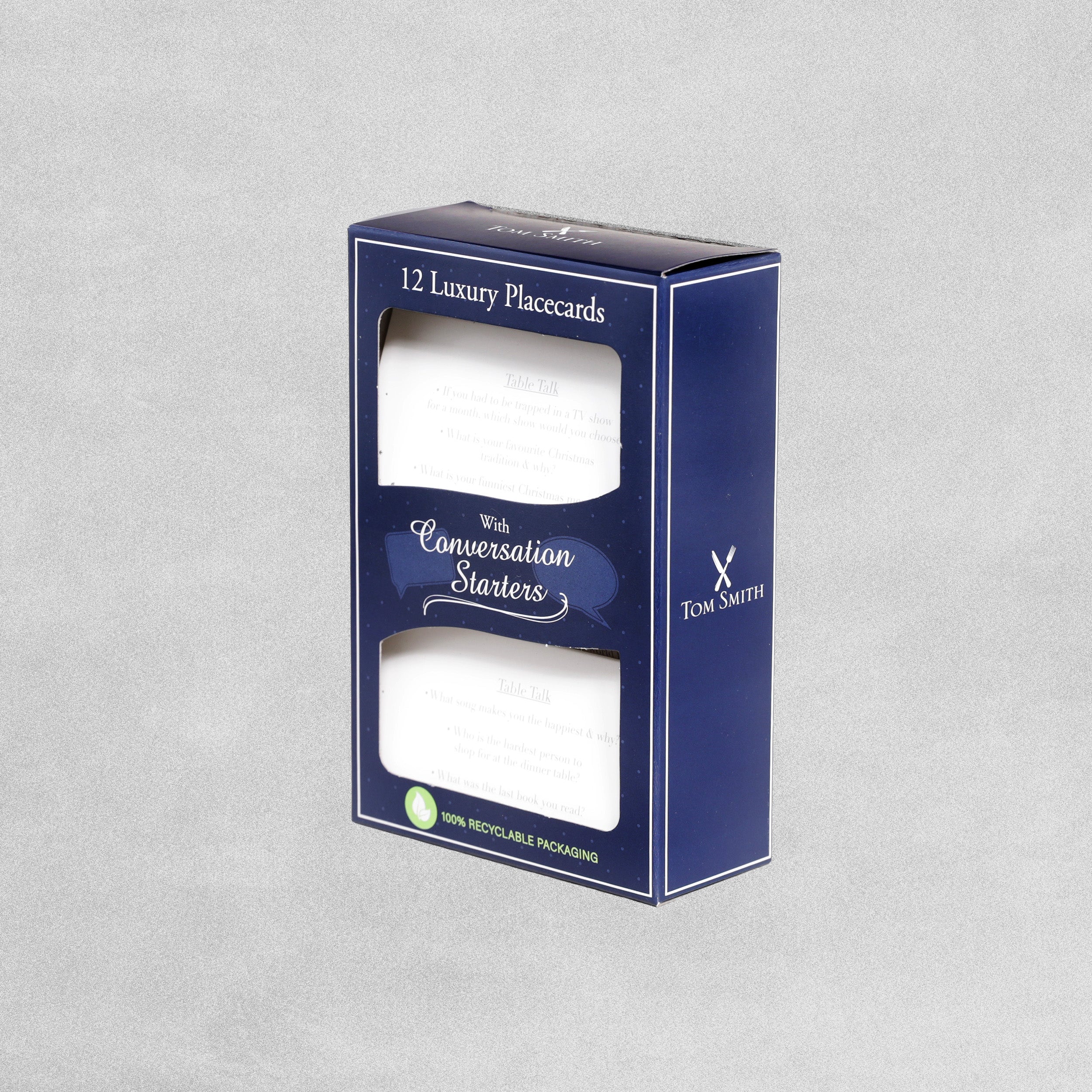 Luxury Place Cards with Conversation Starters