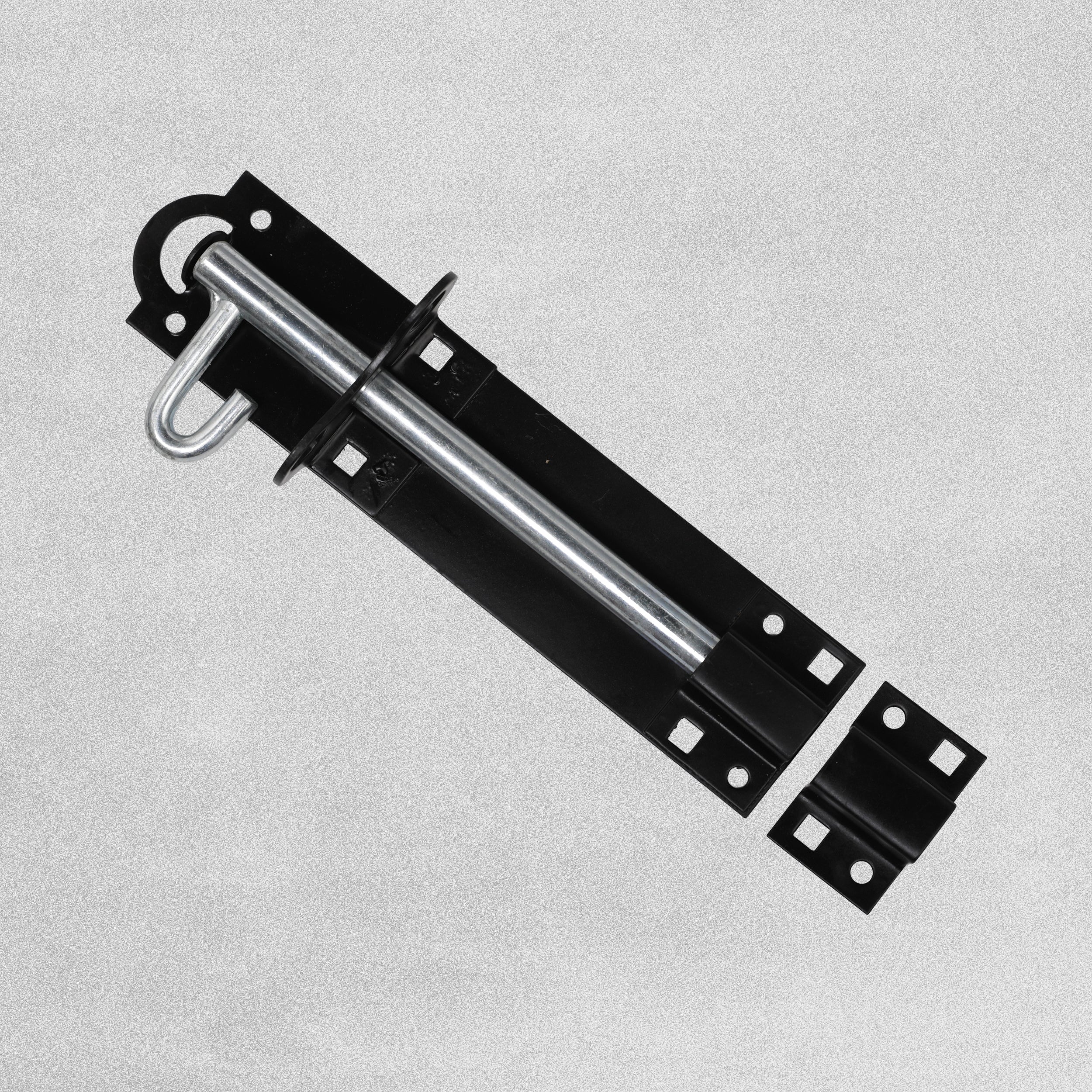 Crompton Black Medium Padbolt - 200mm