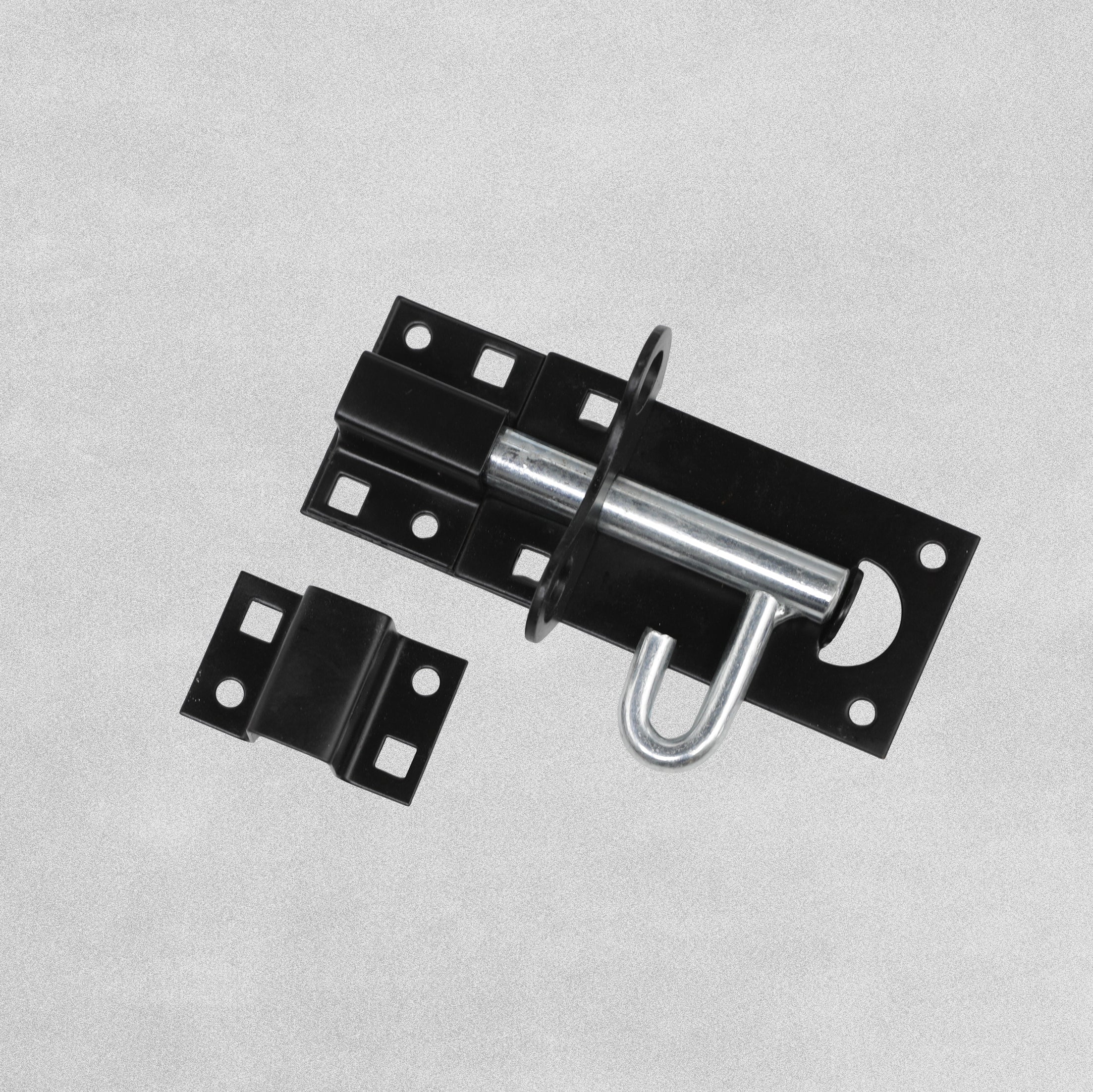 Crompton Black Medium Padbolt - 100mm