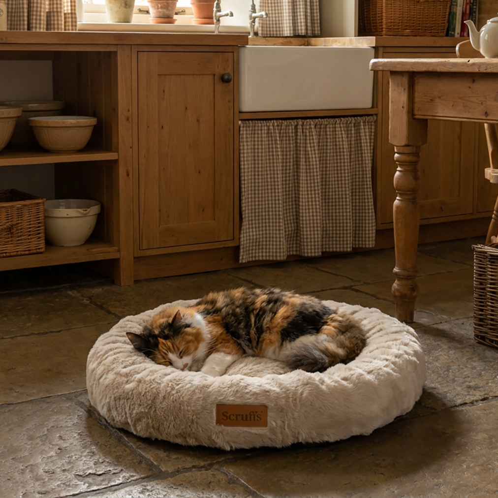 Scruffs Alpine Pet Cushion 19.5" 50cm (S) Champagne