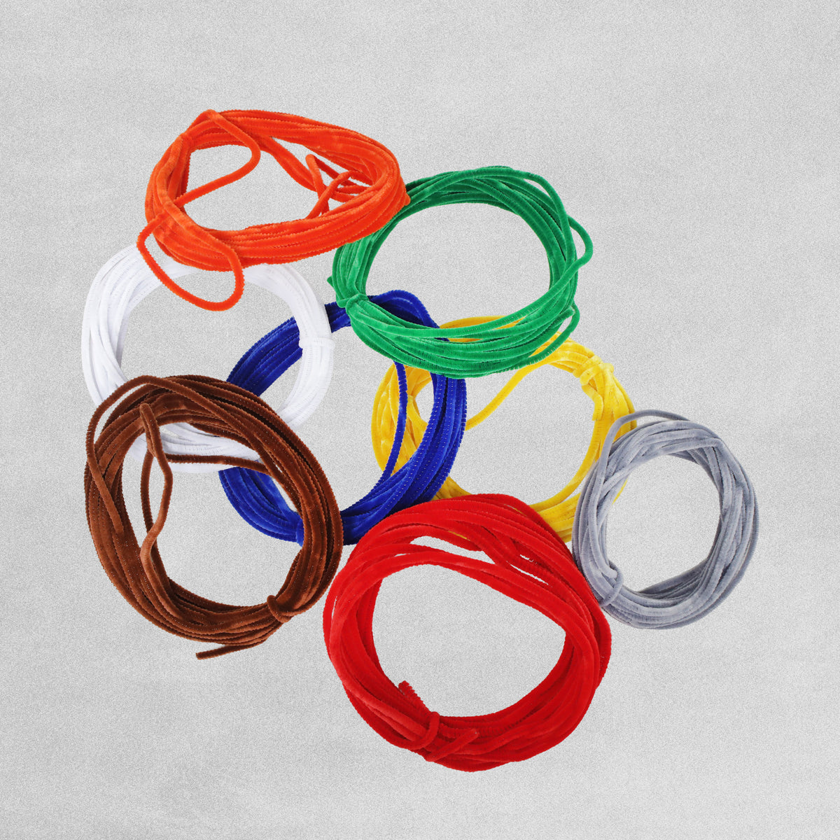 Craft Pipe Cleaner Asst. Colours 10m Coils - 10pk