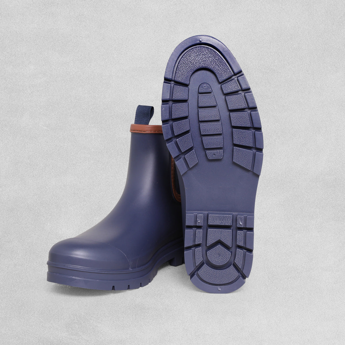 ClipGlove Ankle Boots - Khaki and Navy Ankle Wellington Boots