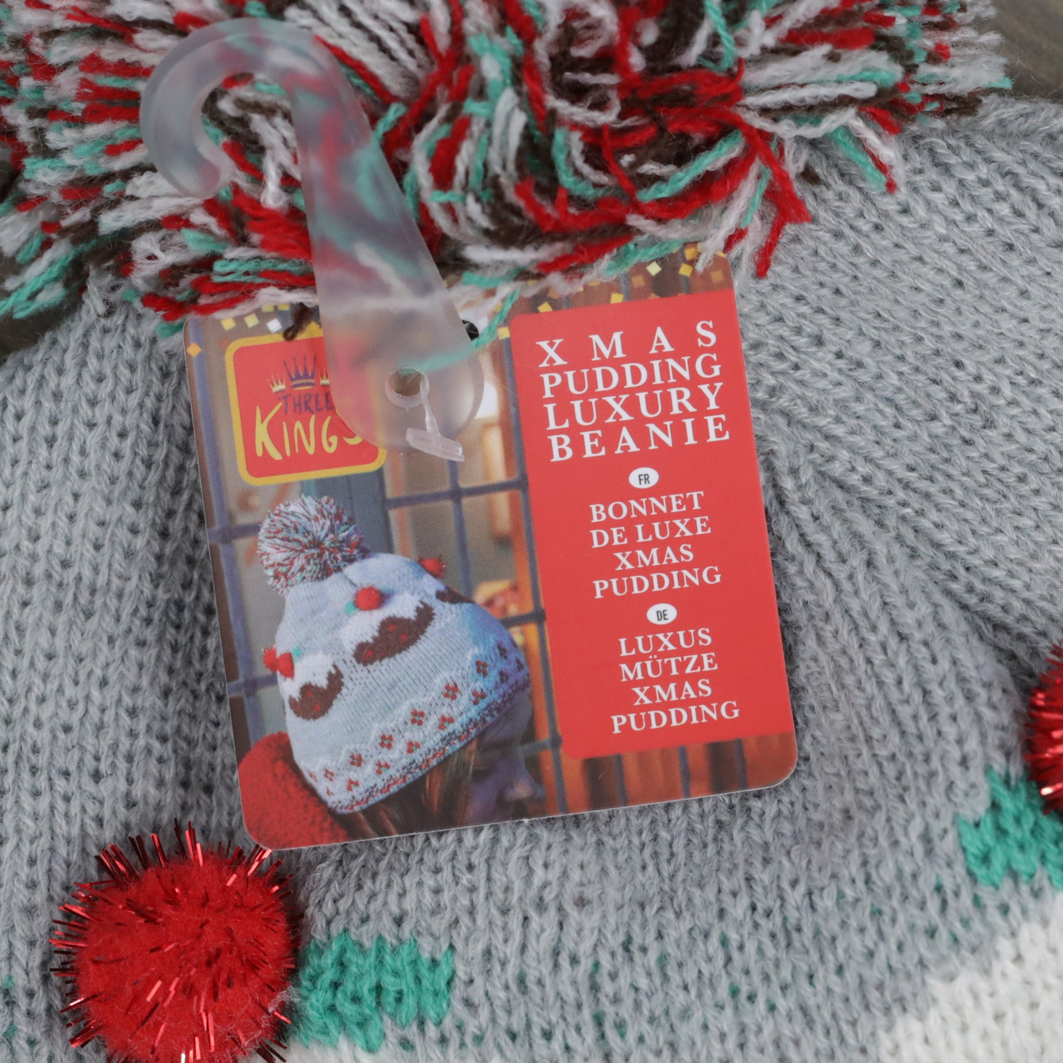 Three Kings Luxury Beanie - Christmas Pudding