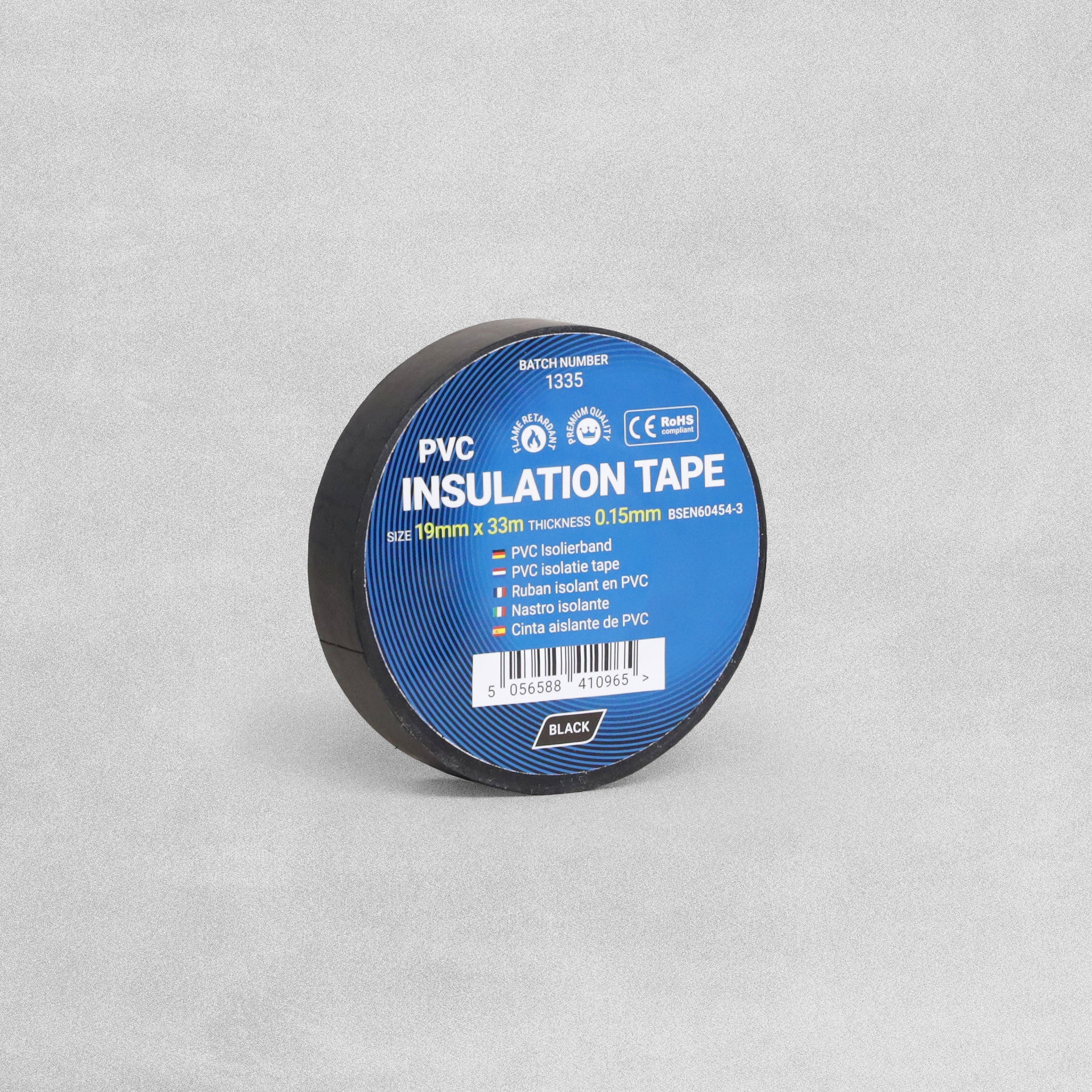 Insulation Tape PVC - Black 19mm x 33m