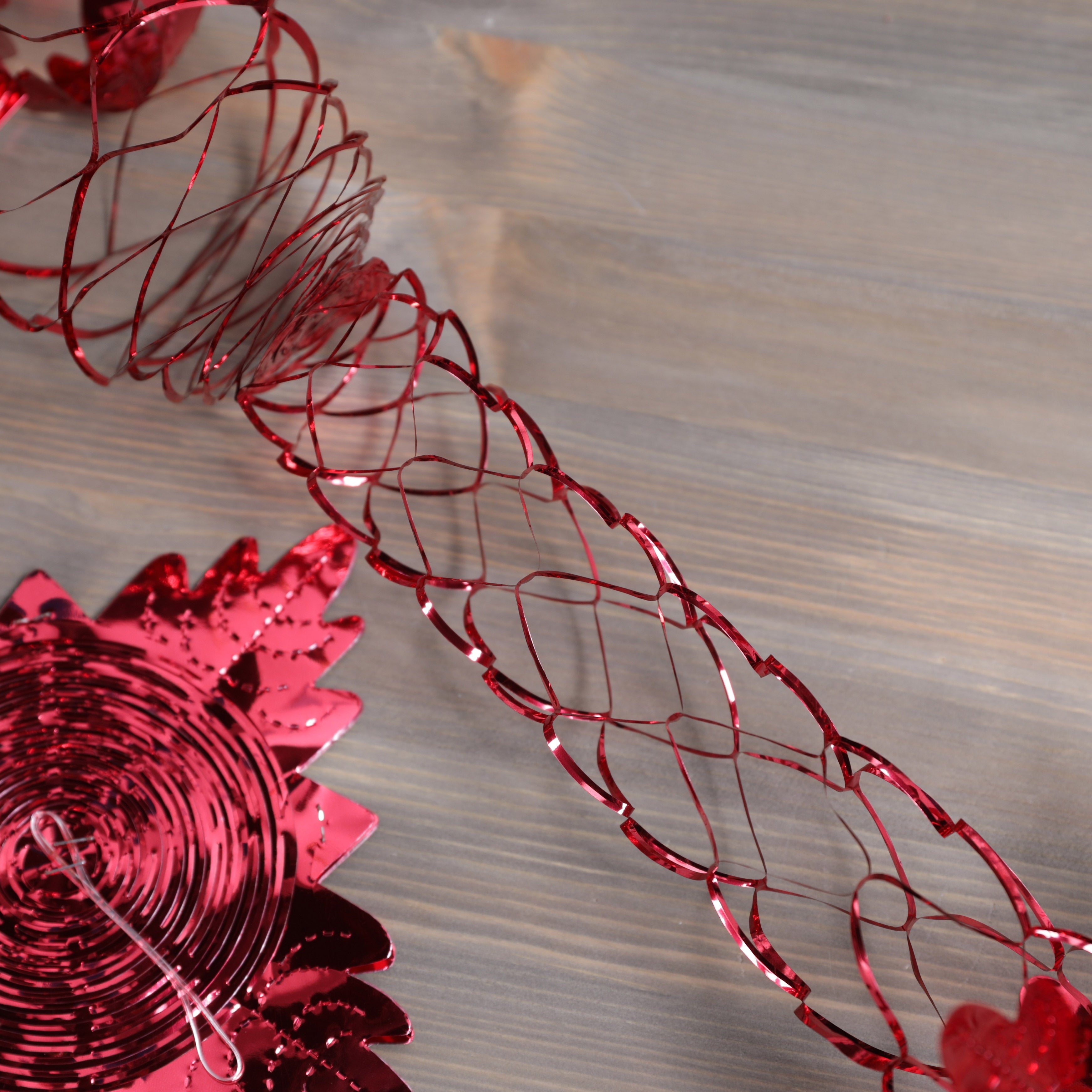 2 x Foil Christmas Garland 2.7 metres