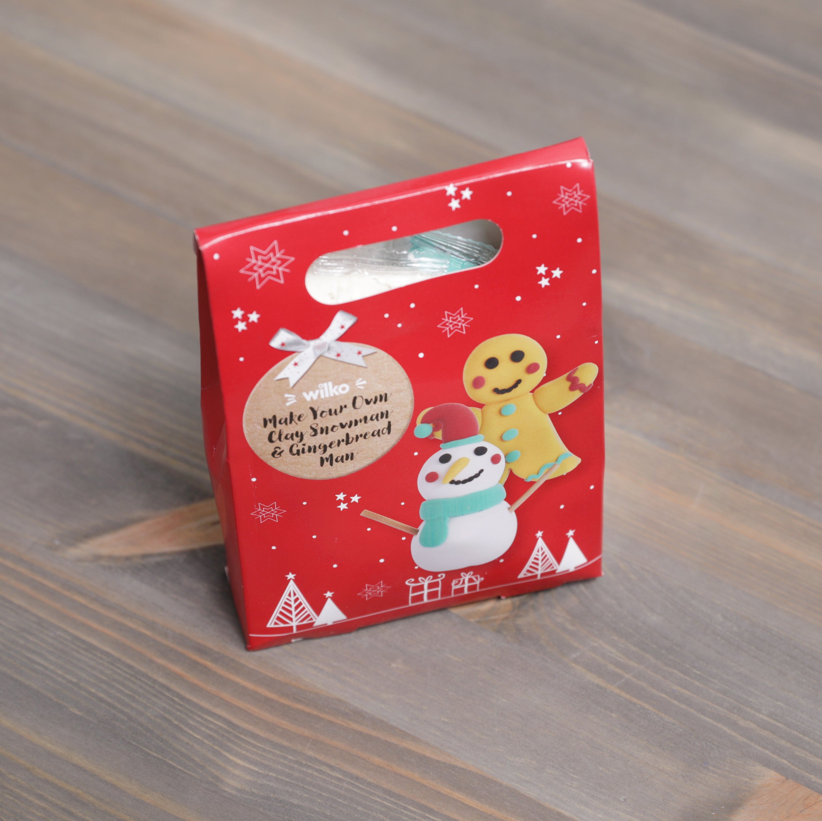 Make Your Own Clay Snowman & Gingerbread Man - Craft Kit
