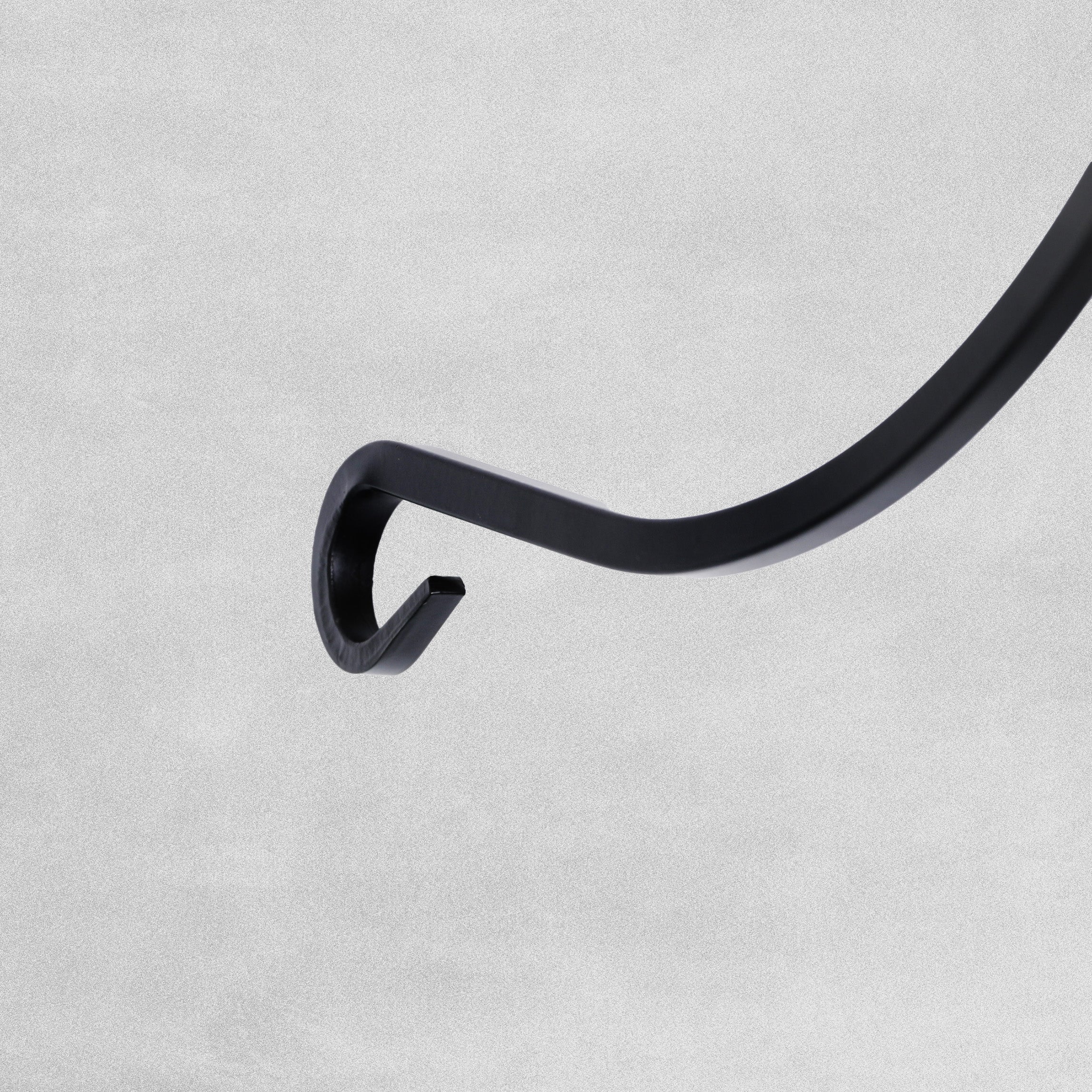 Panacea Forged Curved Hook Black - 12"