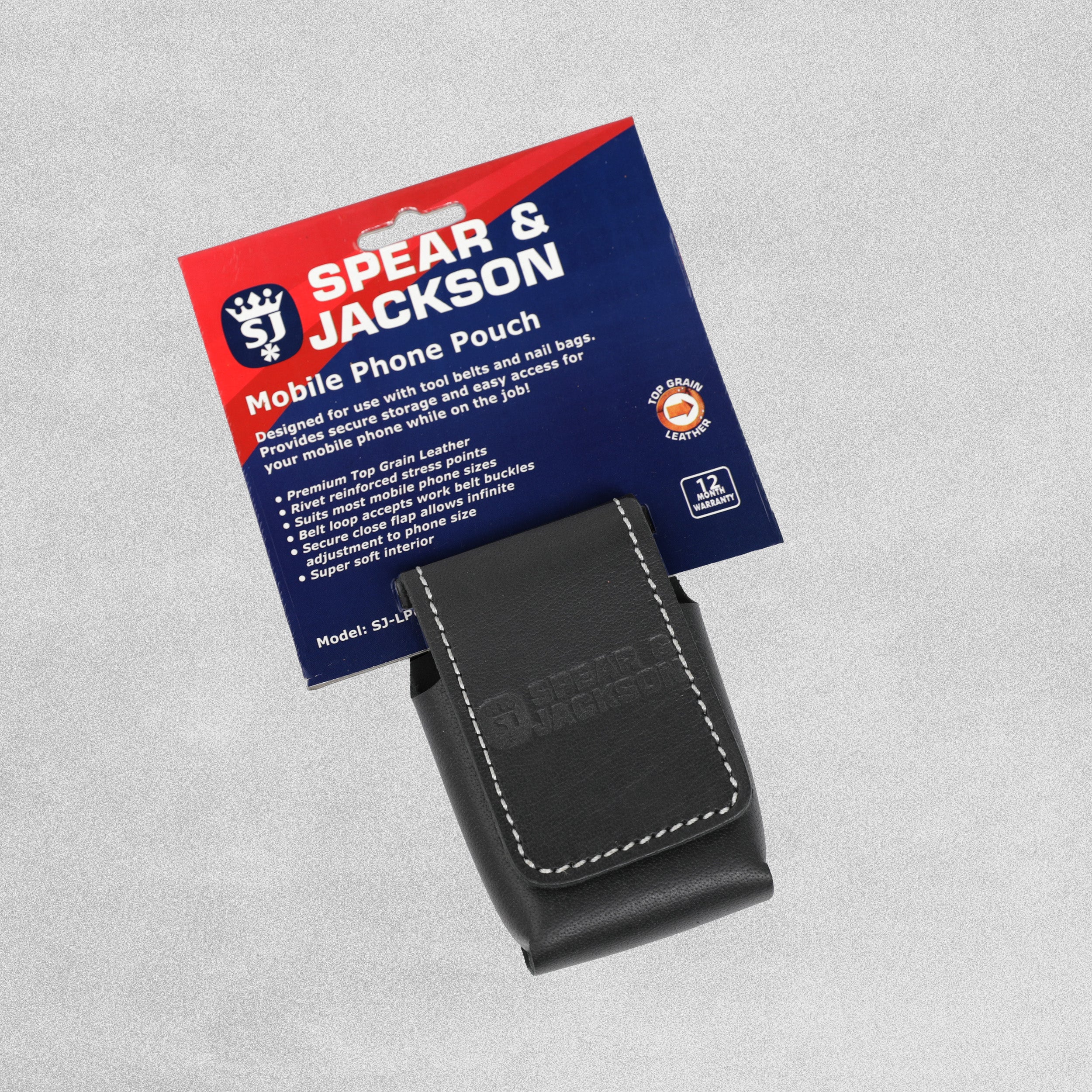 Spear & Jackson Leather Mobile Phone Pouch