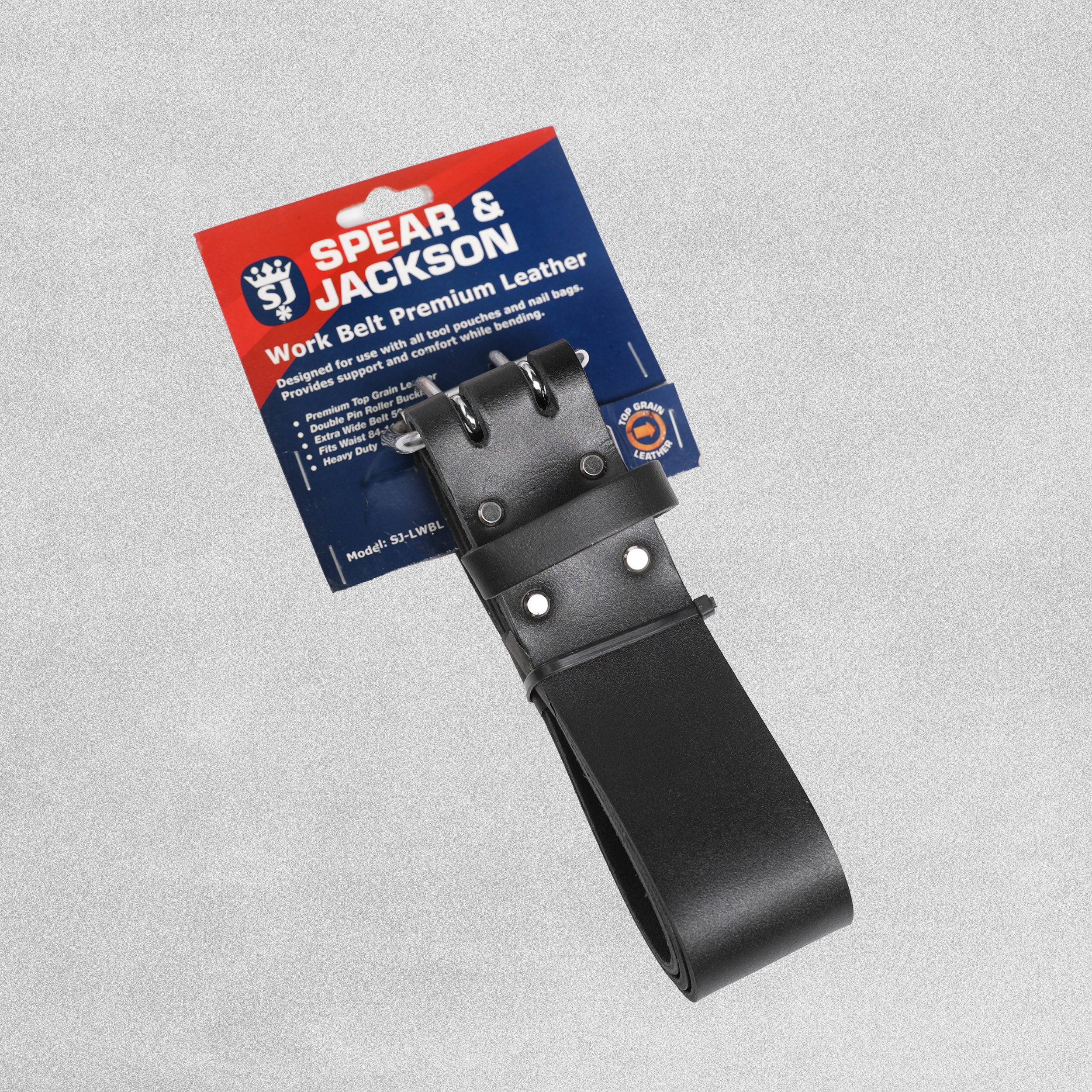 Spear & Jackson Leather Work Belt - 84cm - 116cm