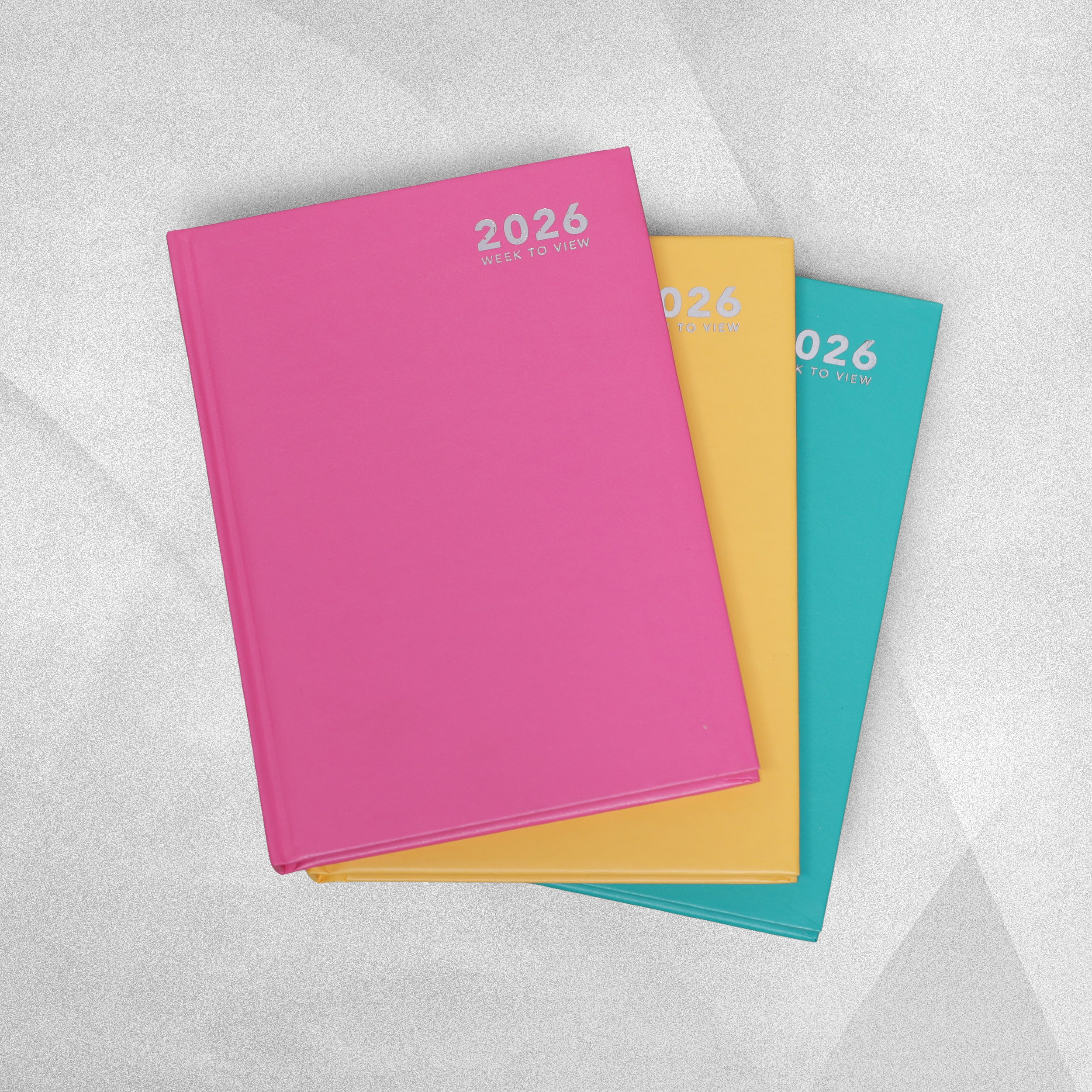 2026 Hardback A6 Diary - Week to View - Various Colours