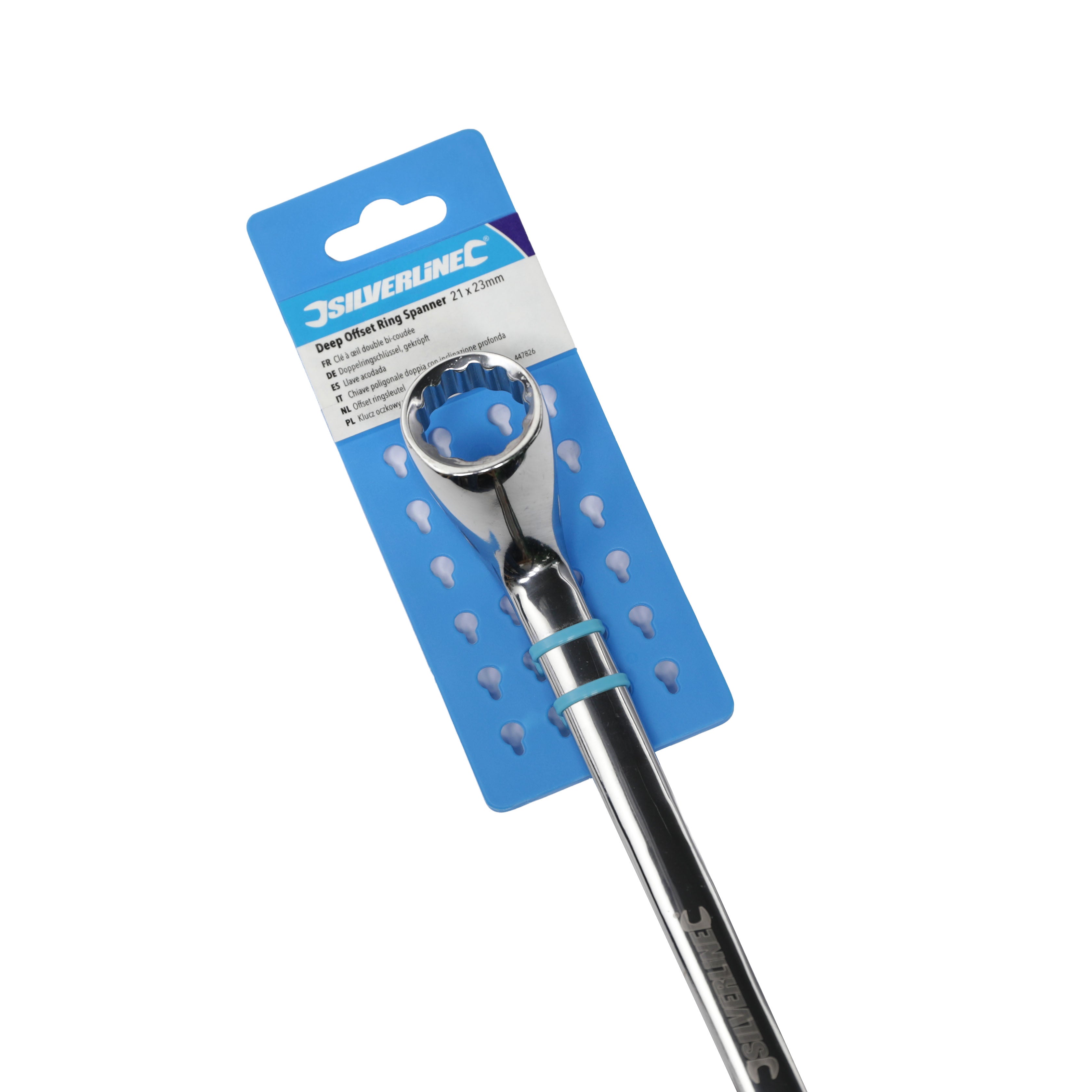 Silverline Deep Offset Ring Spanner - 21 x 23mm