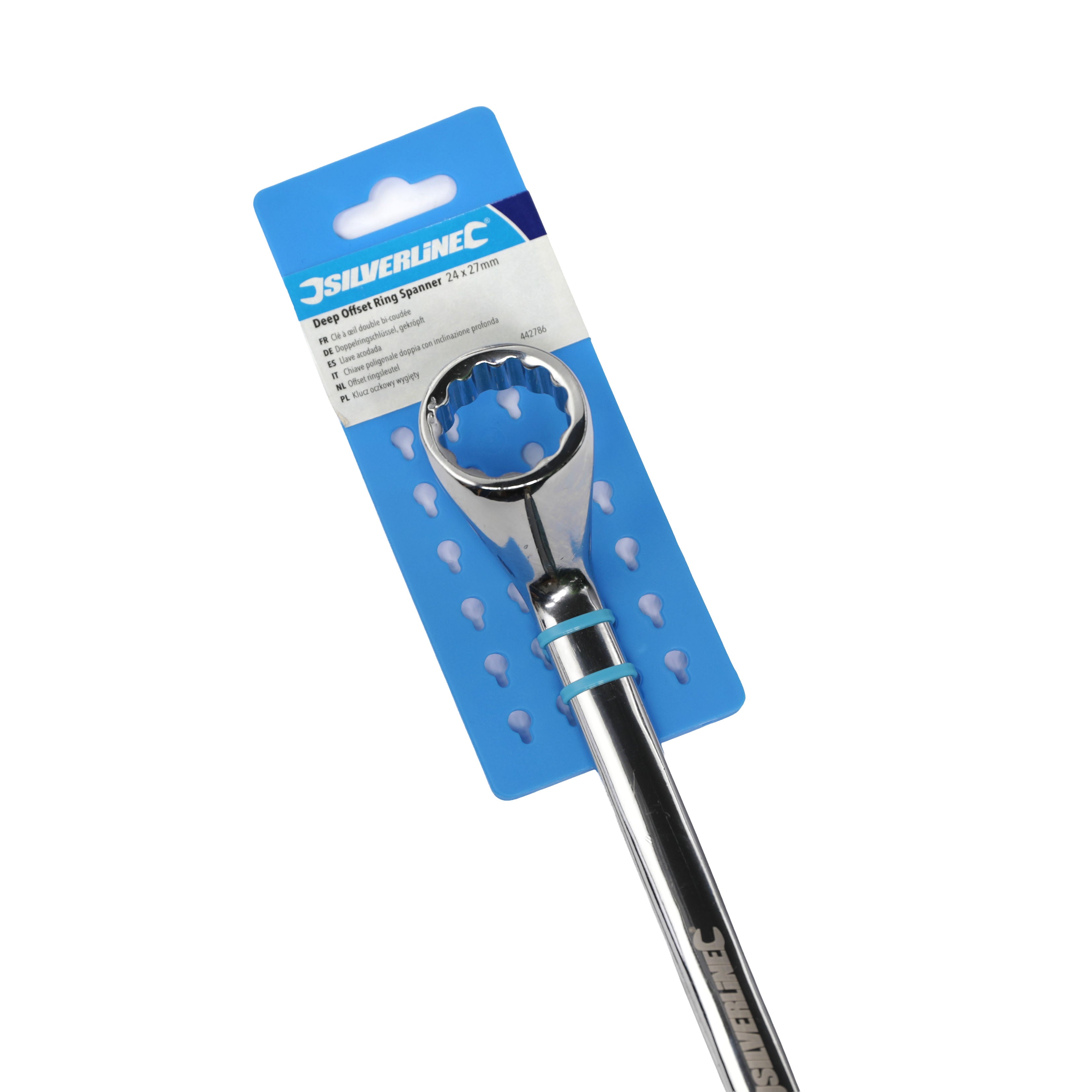 Silverline Deep Offset Ring Spanner - 24 x 27mm