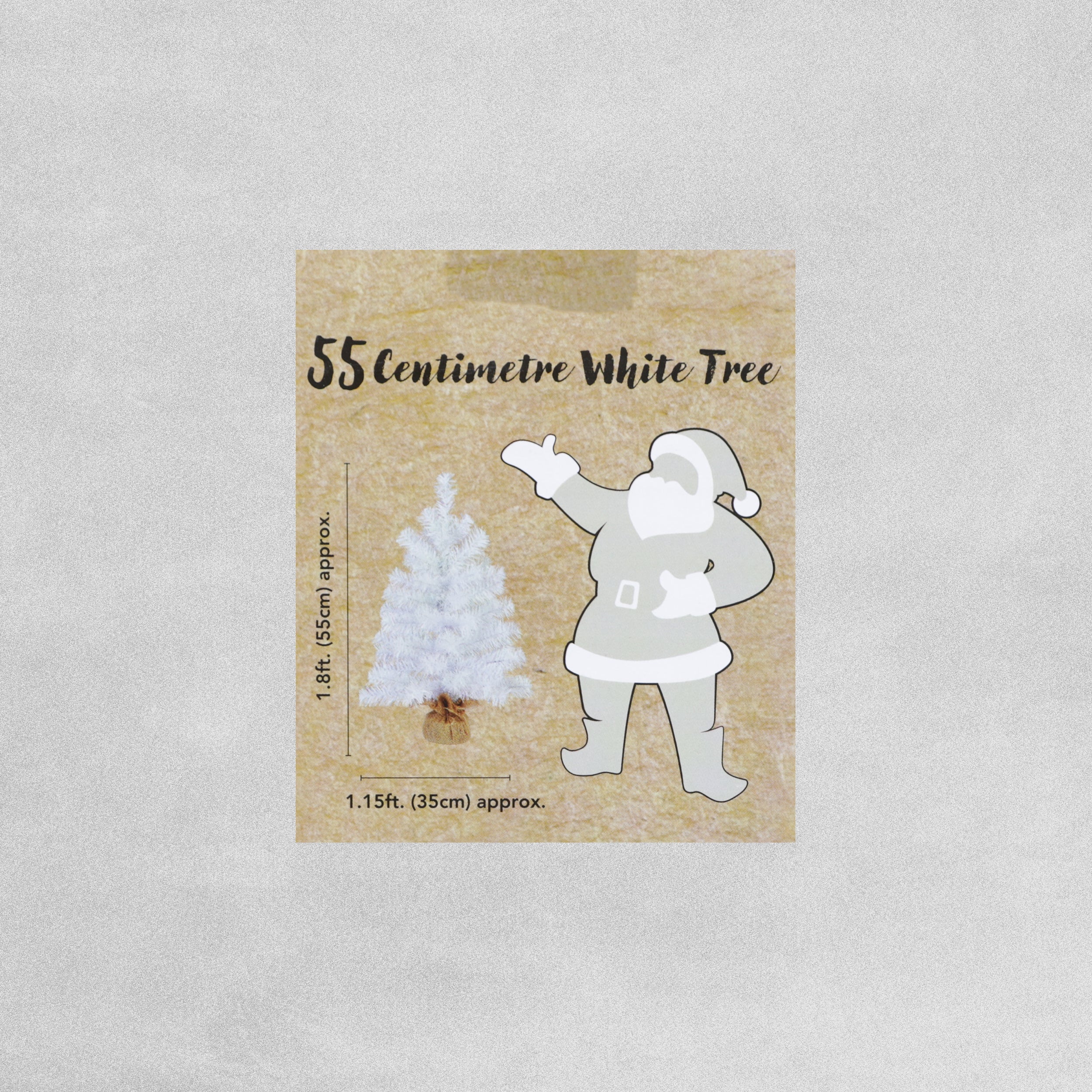 55cm White Christmas Tree