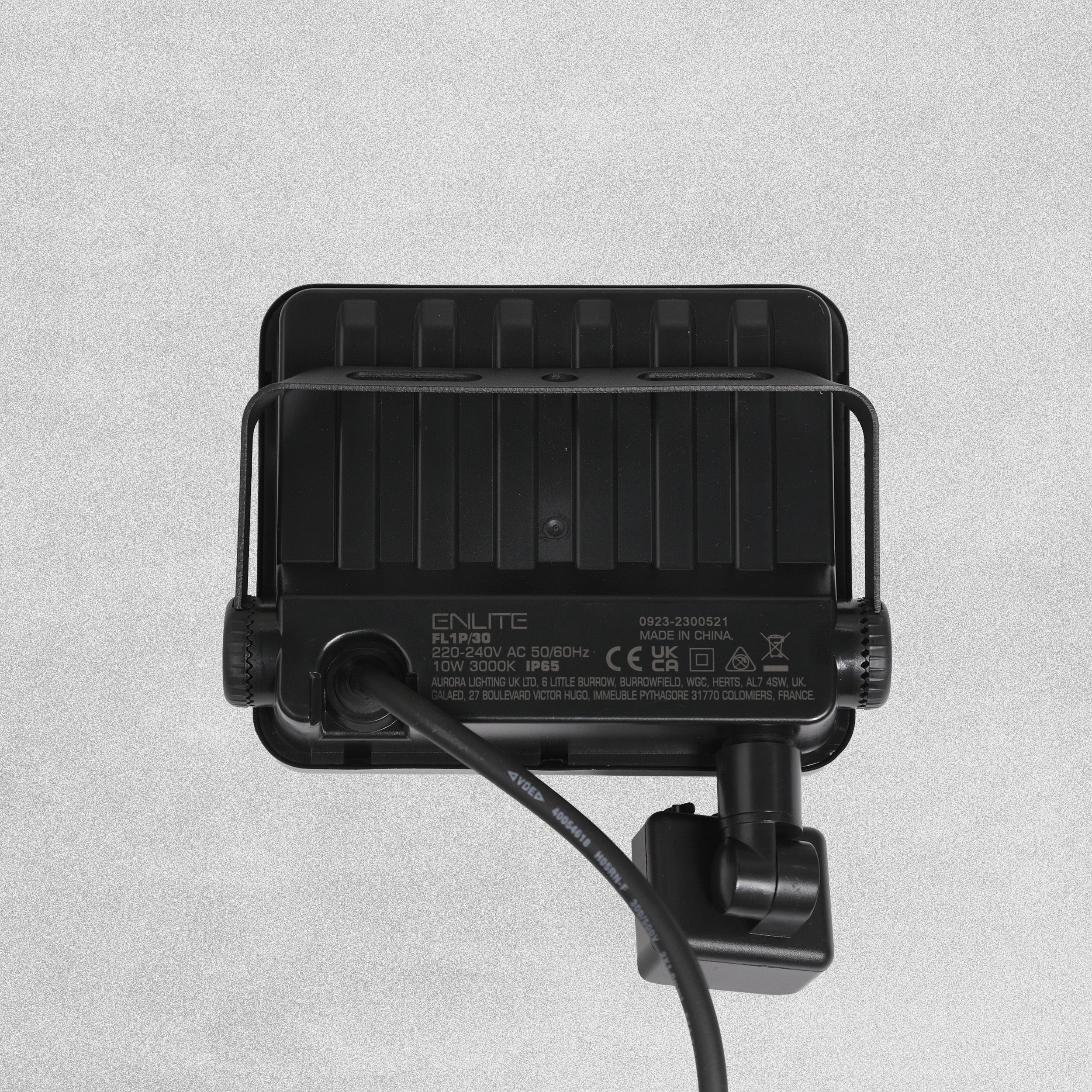 Enlite FL1P/30 10w LED IP65 Floodlight PIR 3000k