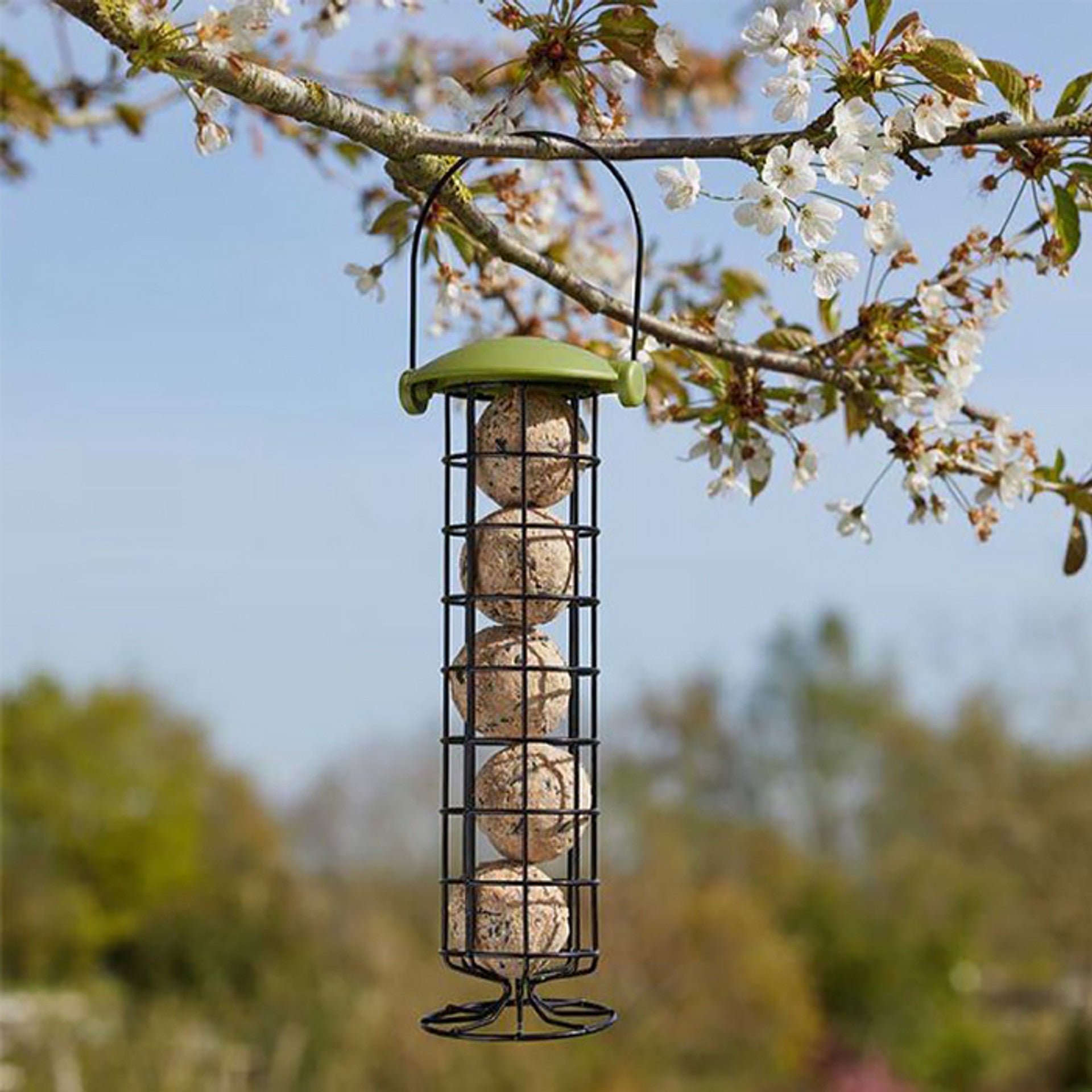 Chapel Wood Bird Feeder Twist Top Suet Ball Feeder 30cm