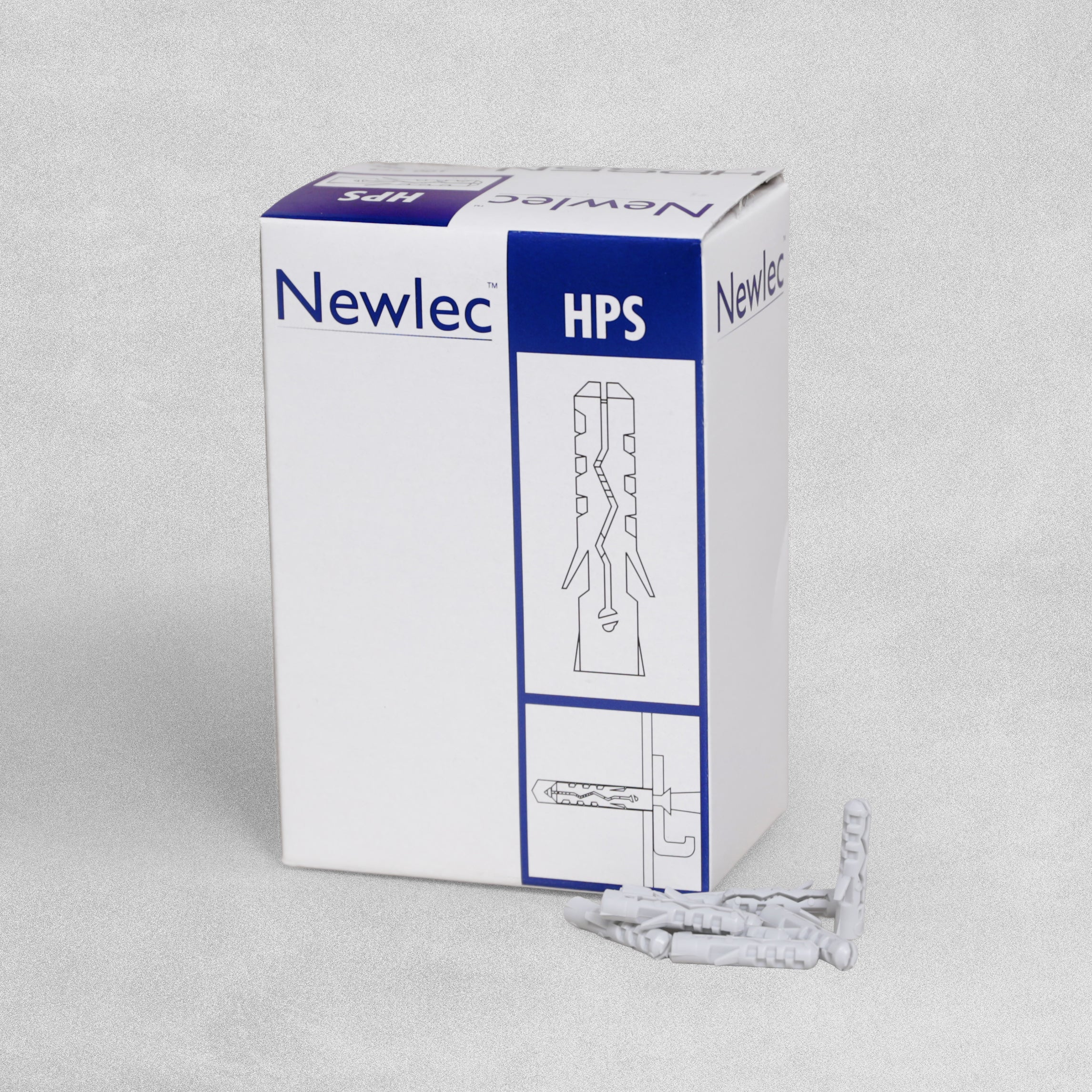 Newlec Nylon Wall Plugs - 5mm - 100pcs