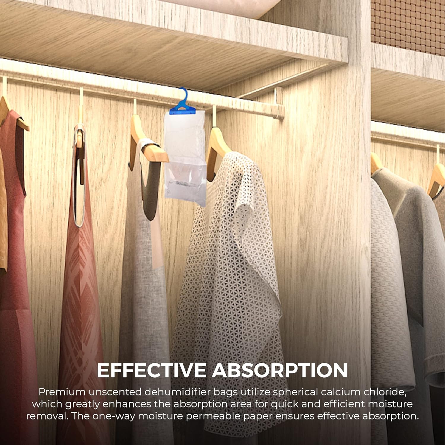 Hanging Wardrobe Dehumidifier 180g