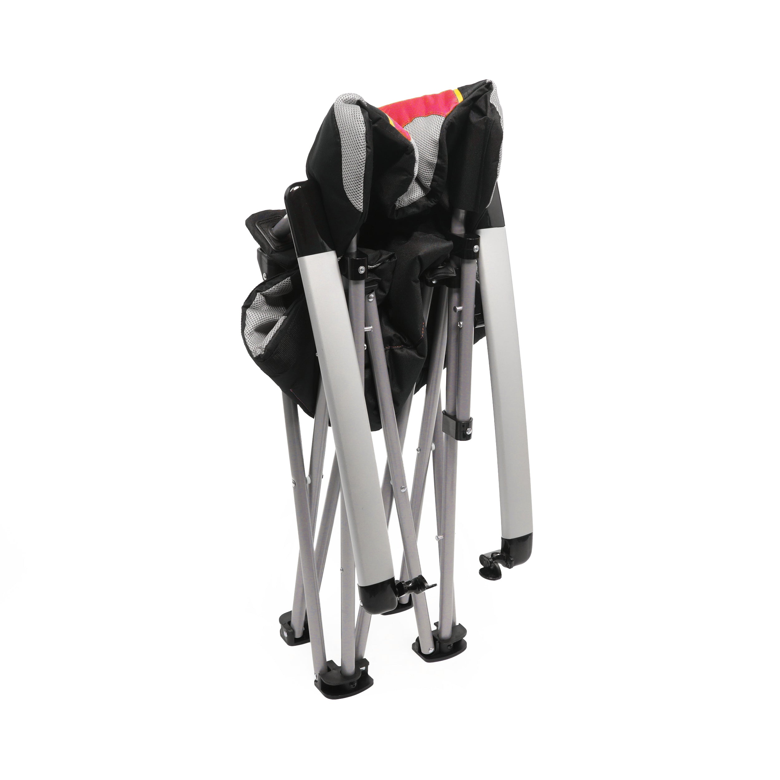 ProMech Racing Fold-Up Camping Paddock Chair with Carry Bag - Scarlet Red