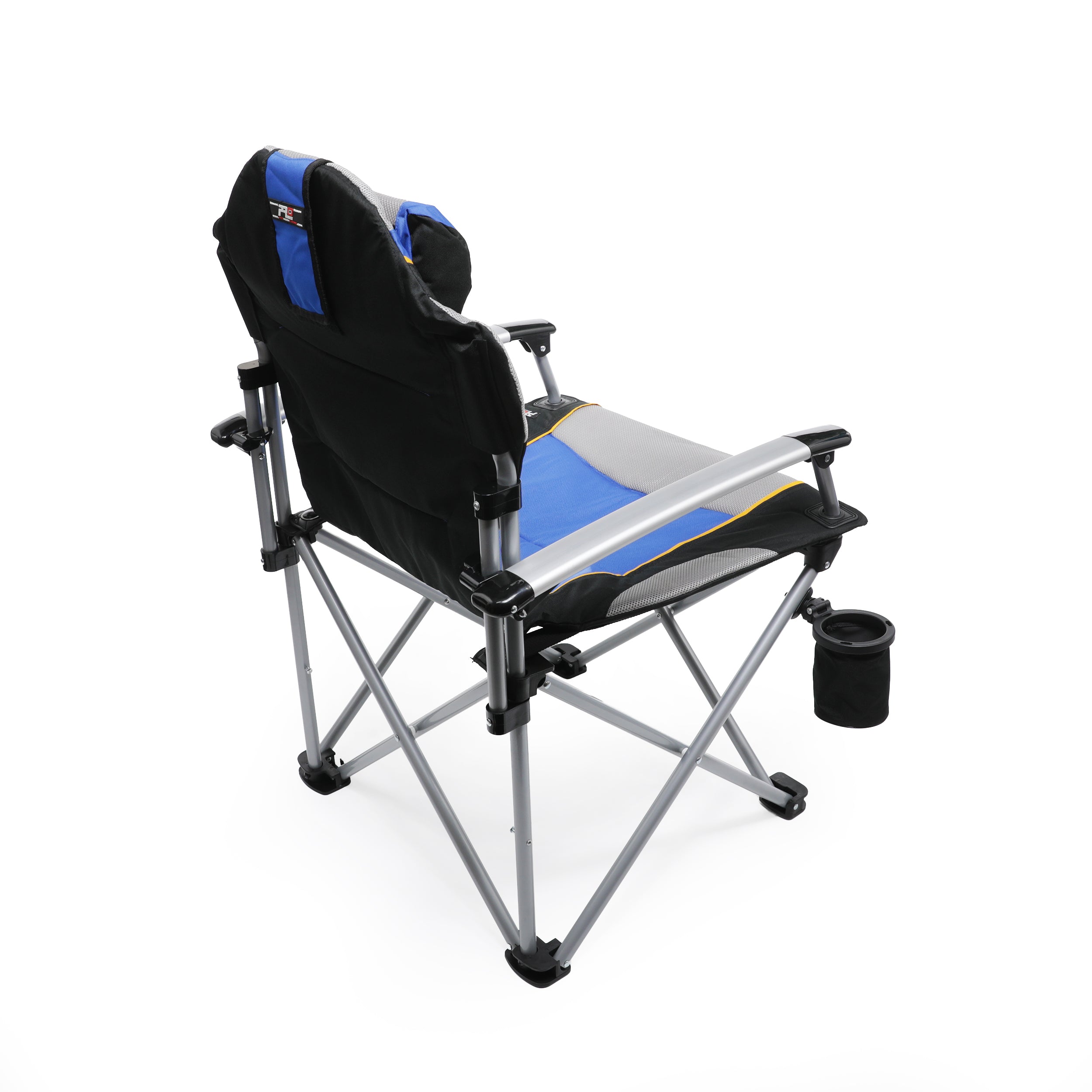 ProMech Racing Fold-Up Camping Paddock Chair with Carry Bag - Riptide Blue