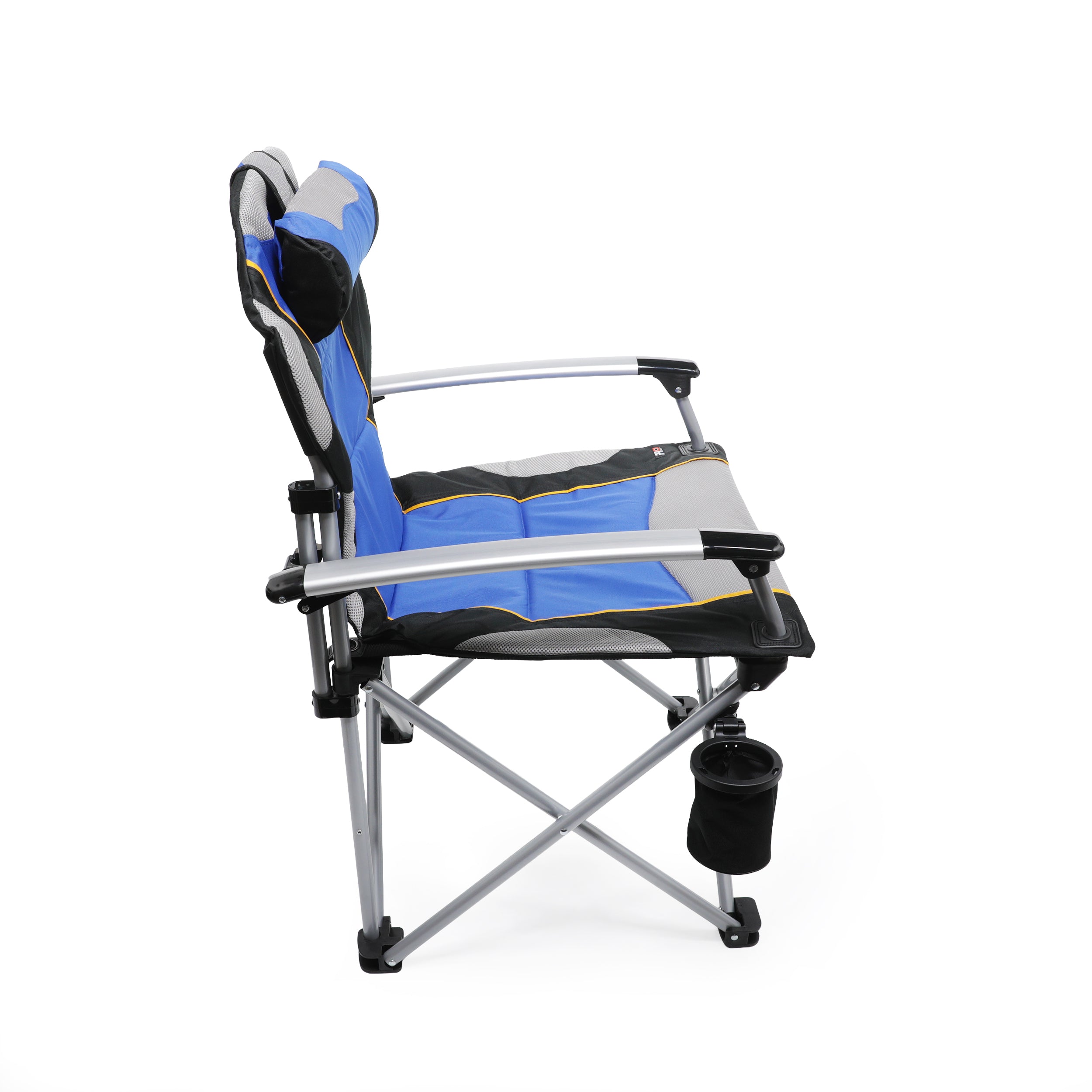 ProMech Racing Fold-Up Camping Paddock Chair with Carry Bag - Riptide Blue