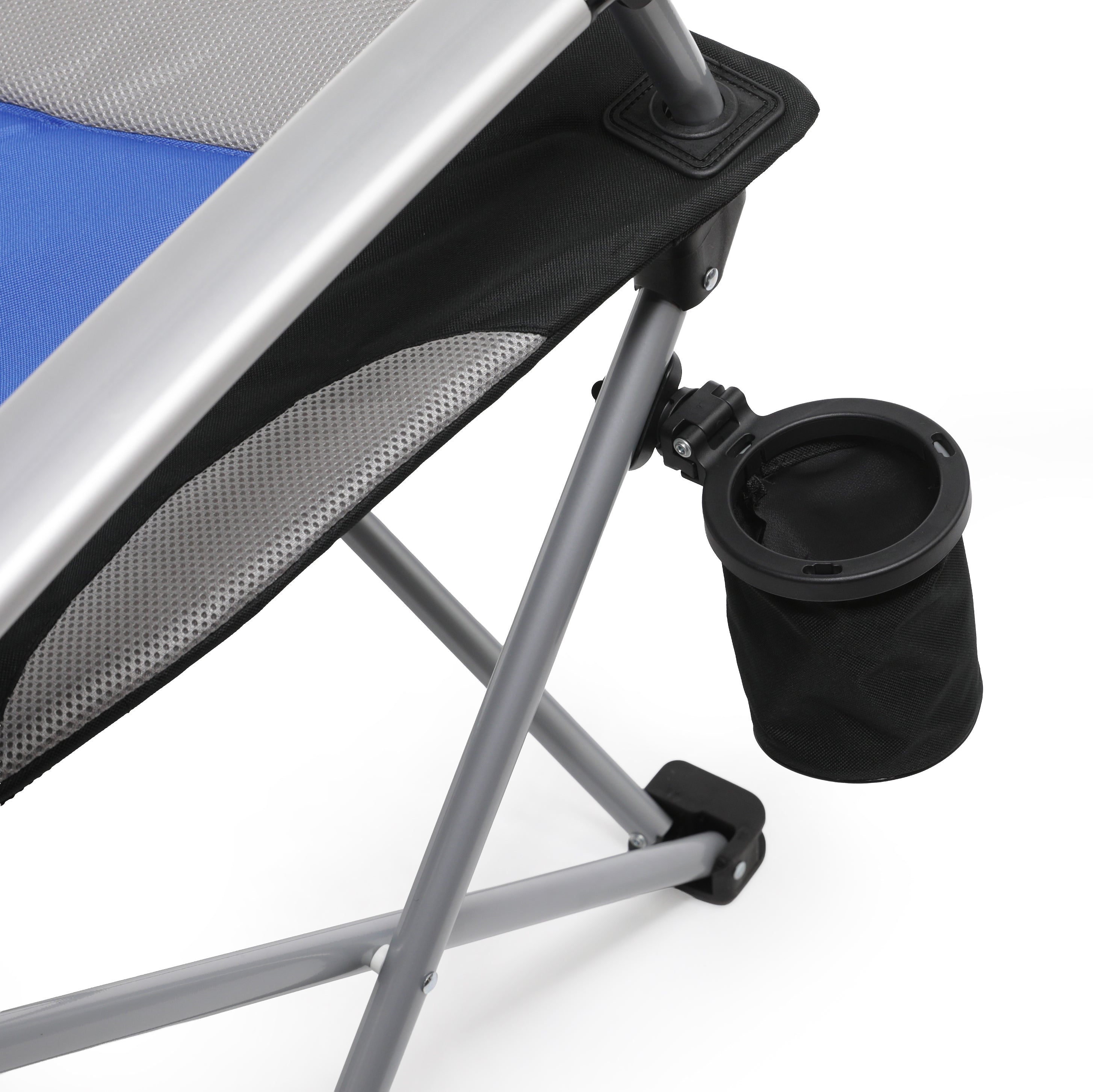 ProMech Racing Fold-Up Camping Paddock Chair with Carry Bag - Riptide Blue