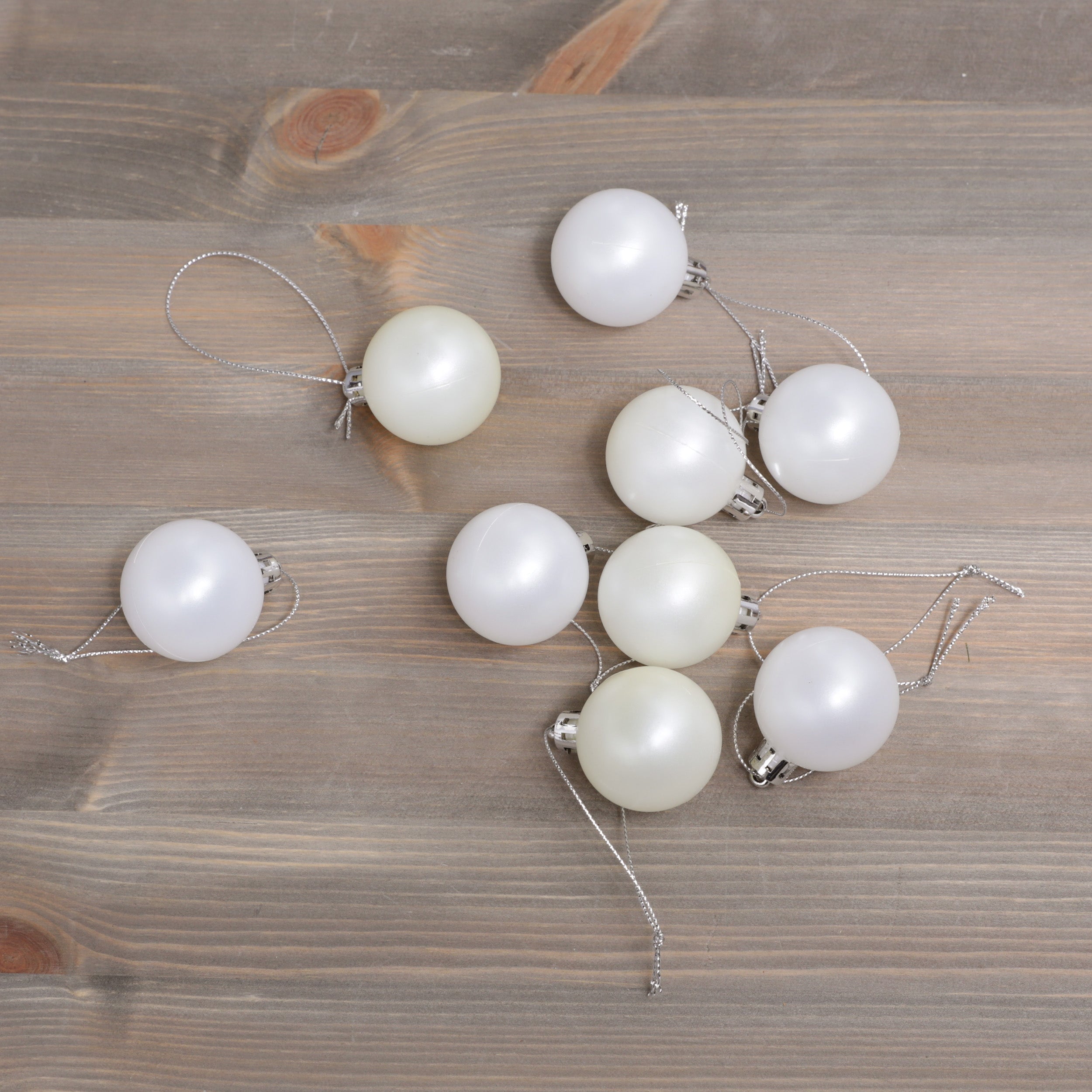 Set of 9 Mini Baubles - Various Colours Available