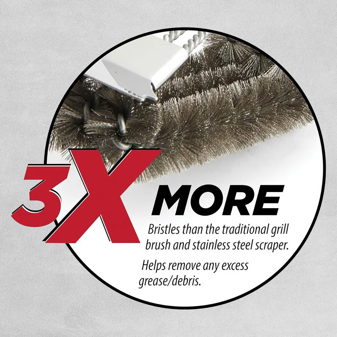 Farberware Barbecue Triple Head Grill Brush