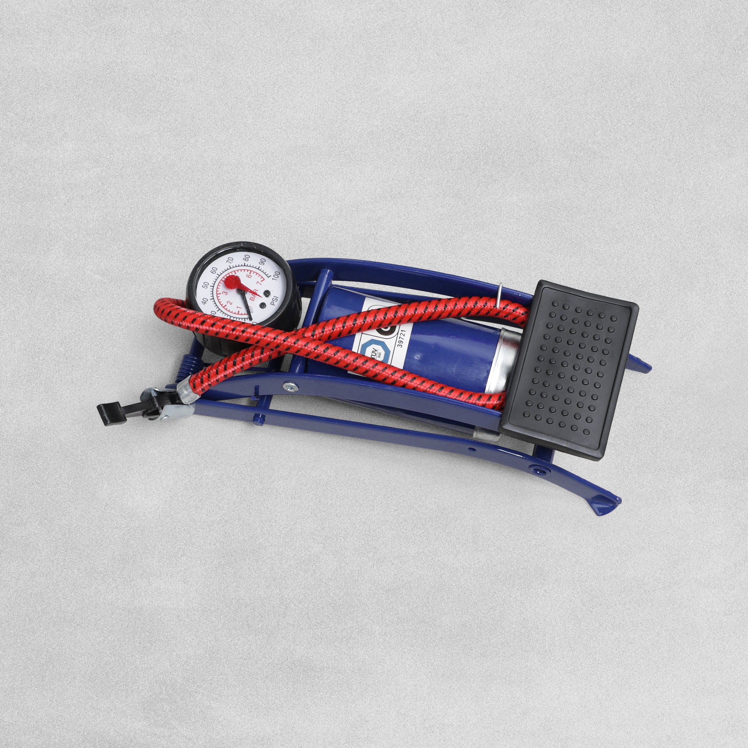 Silverstyle SS Foot Pump- Single Barrel- Multi-Purpose Air Pump