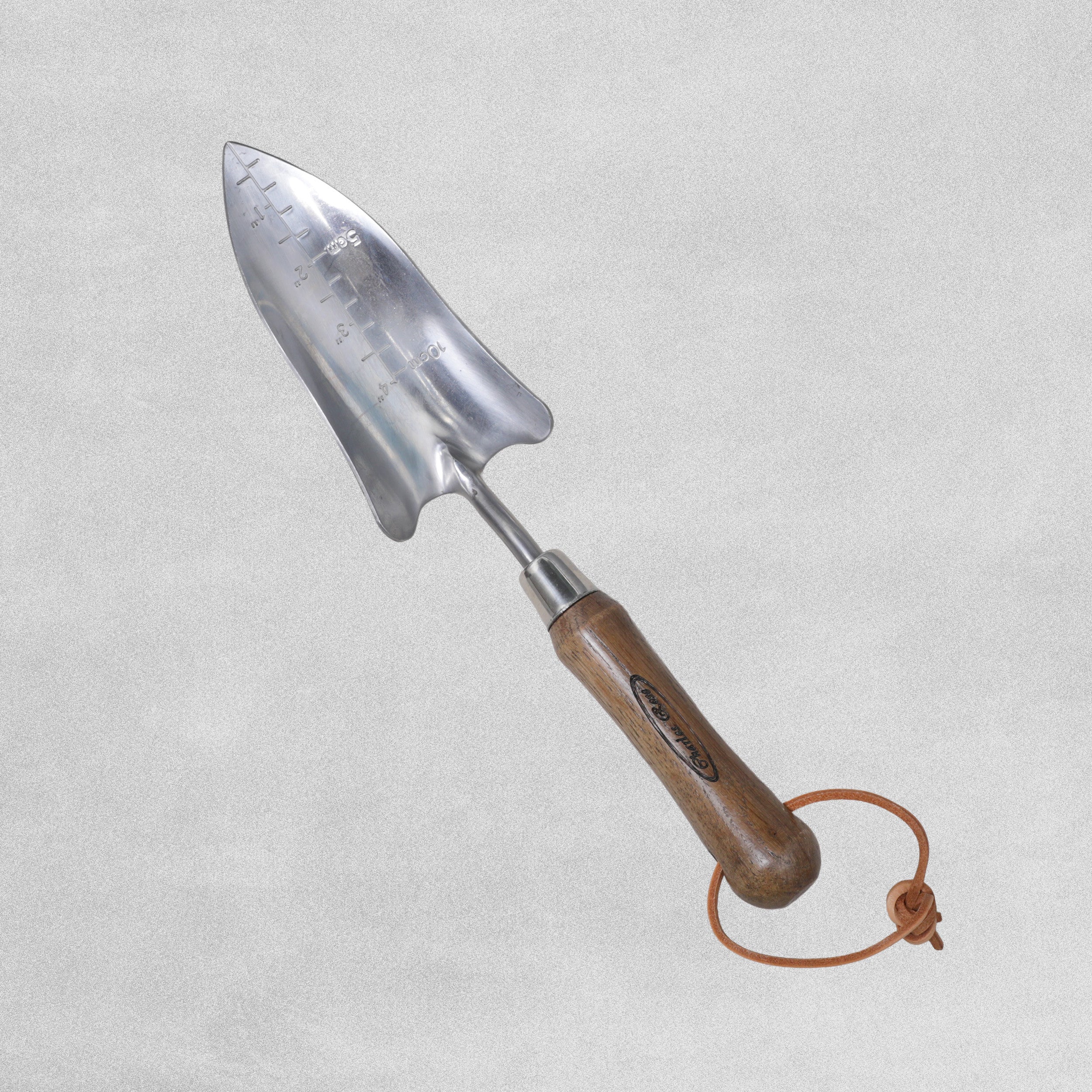 Charles Rose Stainless Steel Transplanting Trowel Oak Handle