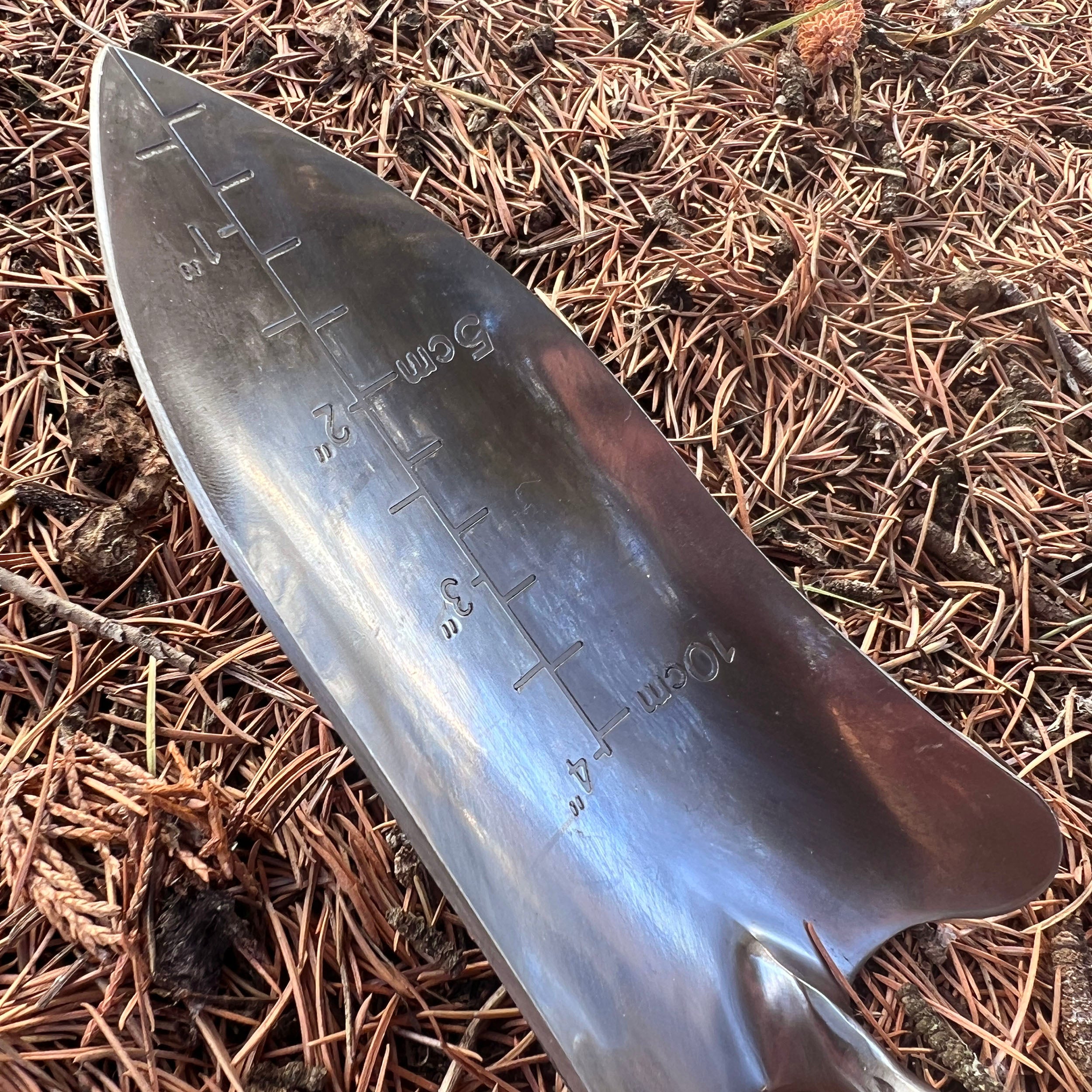 Charles Rose Stainless Steel Transplanting Trowel Oak Handle
