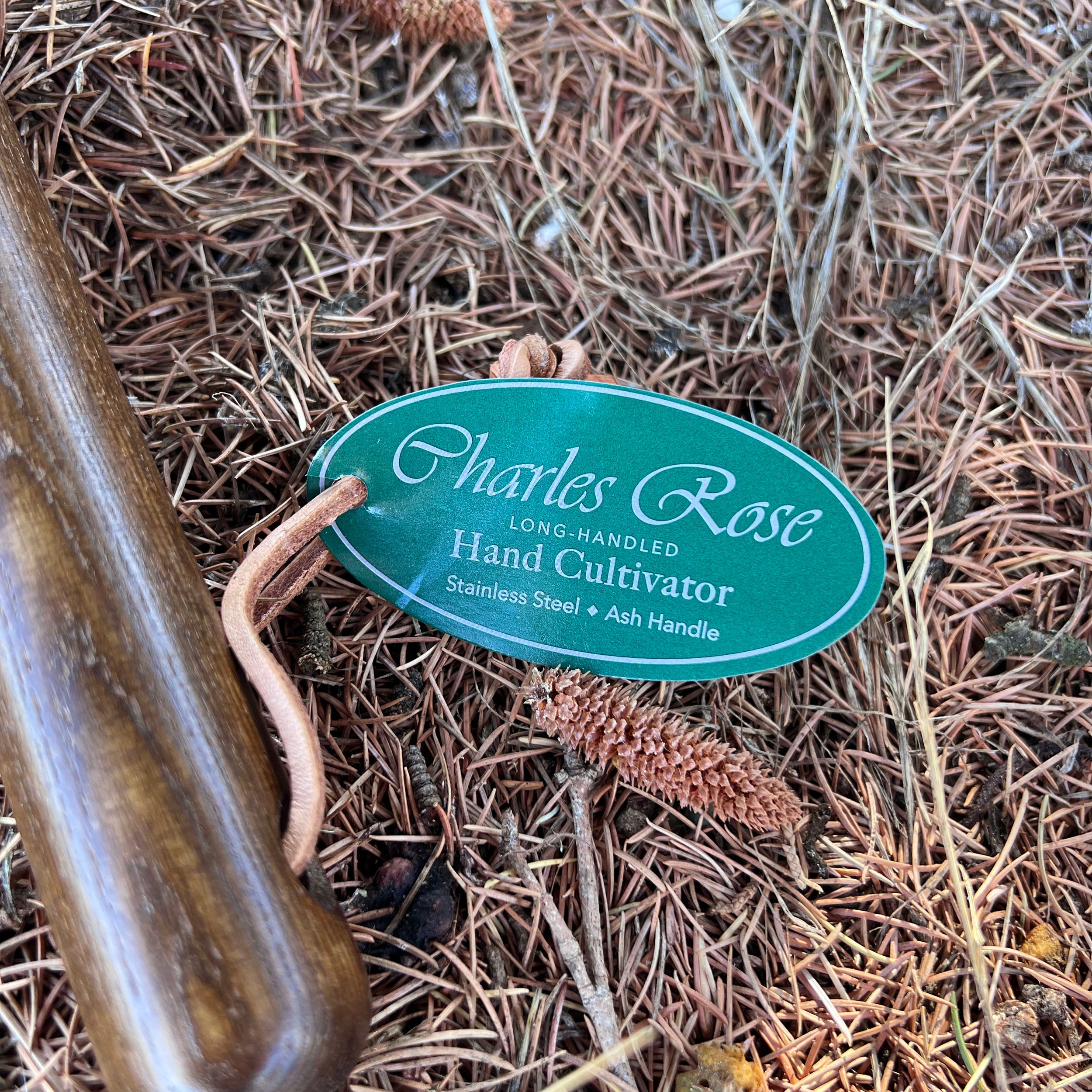 Charles Rose Stainless Steel Fork Long Handled - Ash Handle