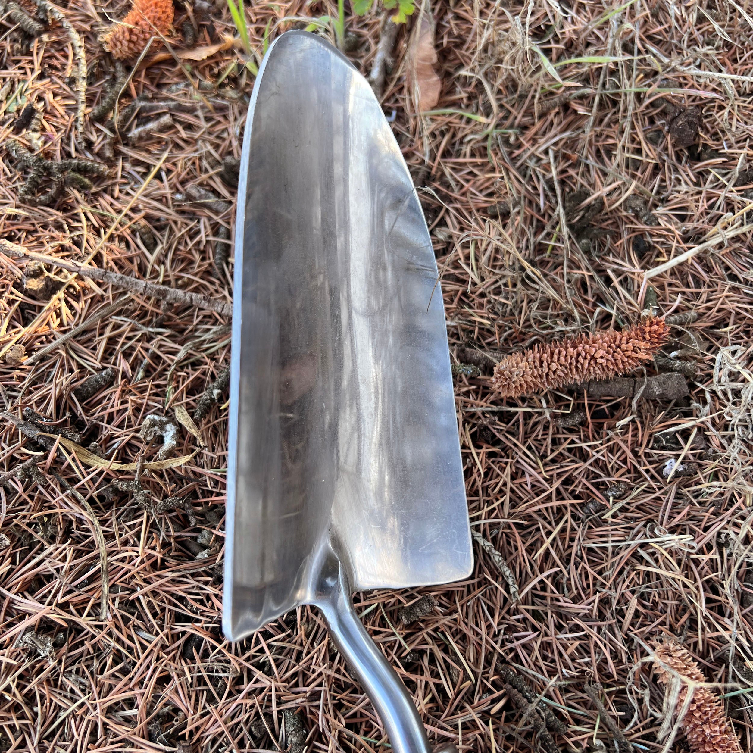Charles Rose Stainless Steel Long Handled Hand Trowel- Ash Handle