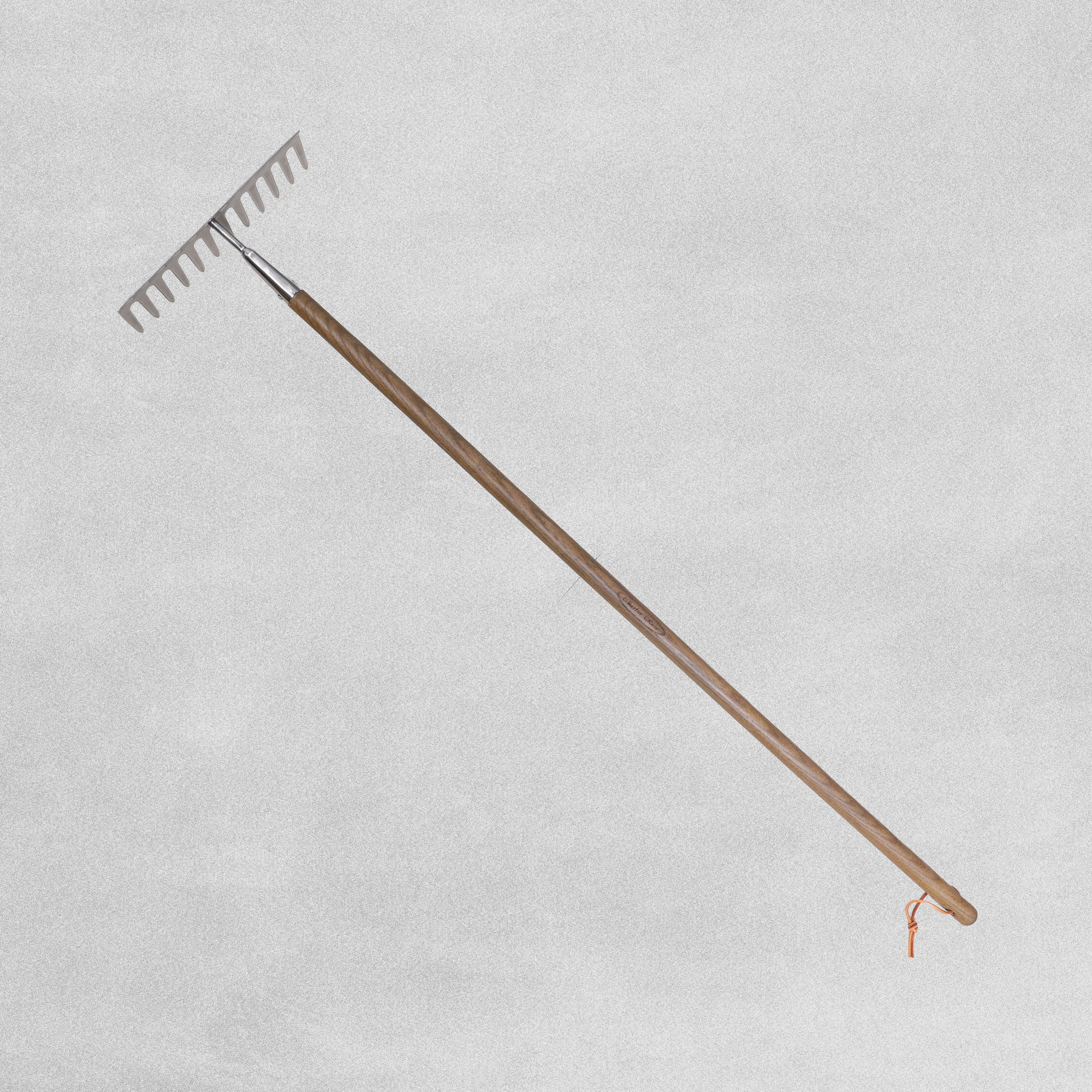 Charles Rose Stainless Steel Rake - Ash Handle