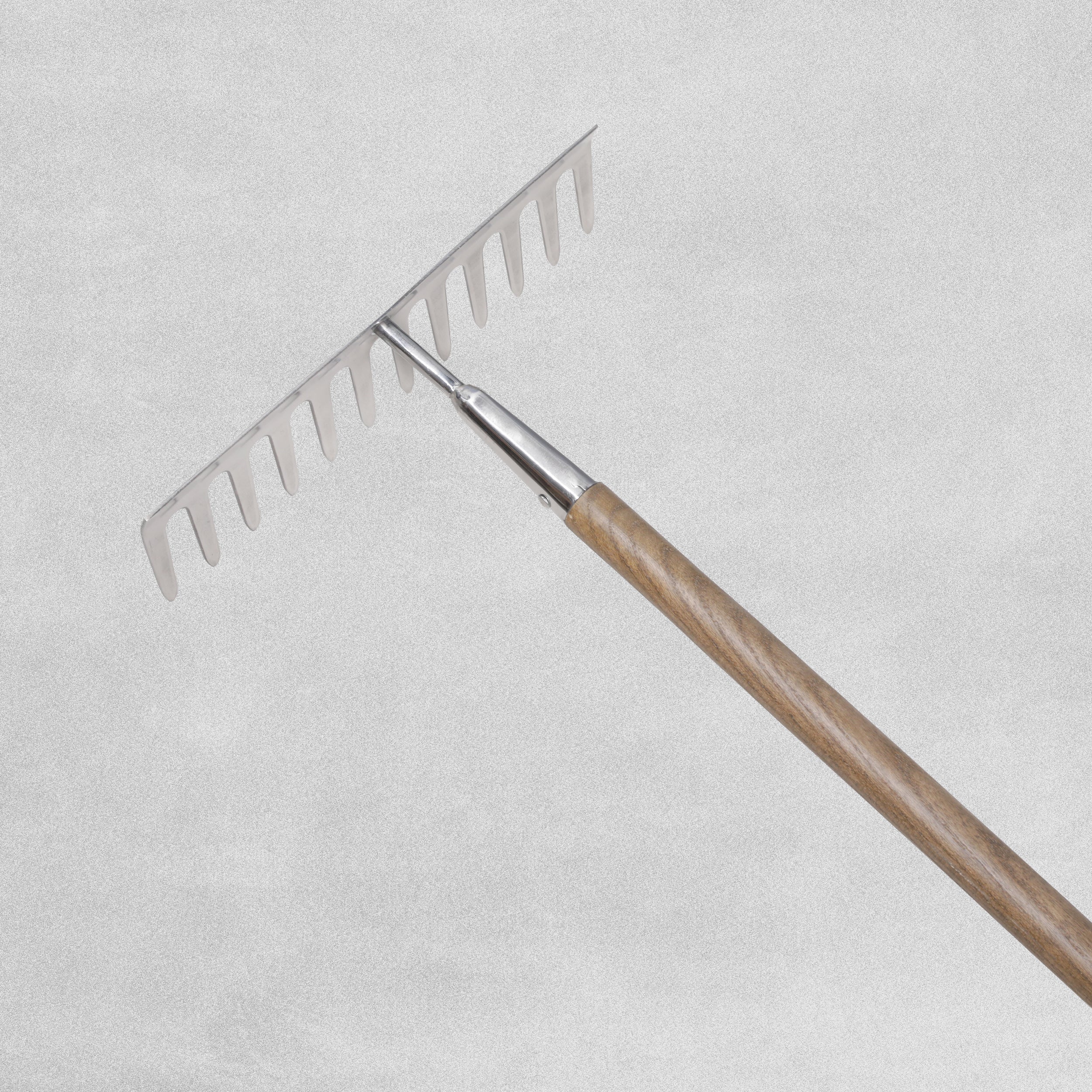 Charles Rose Stainless Steel Rake - Ash Handle