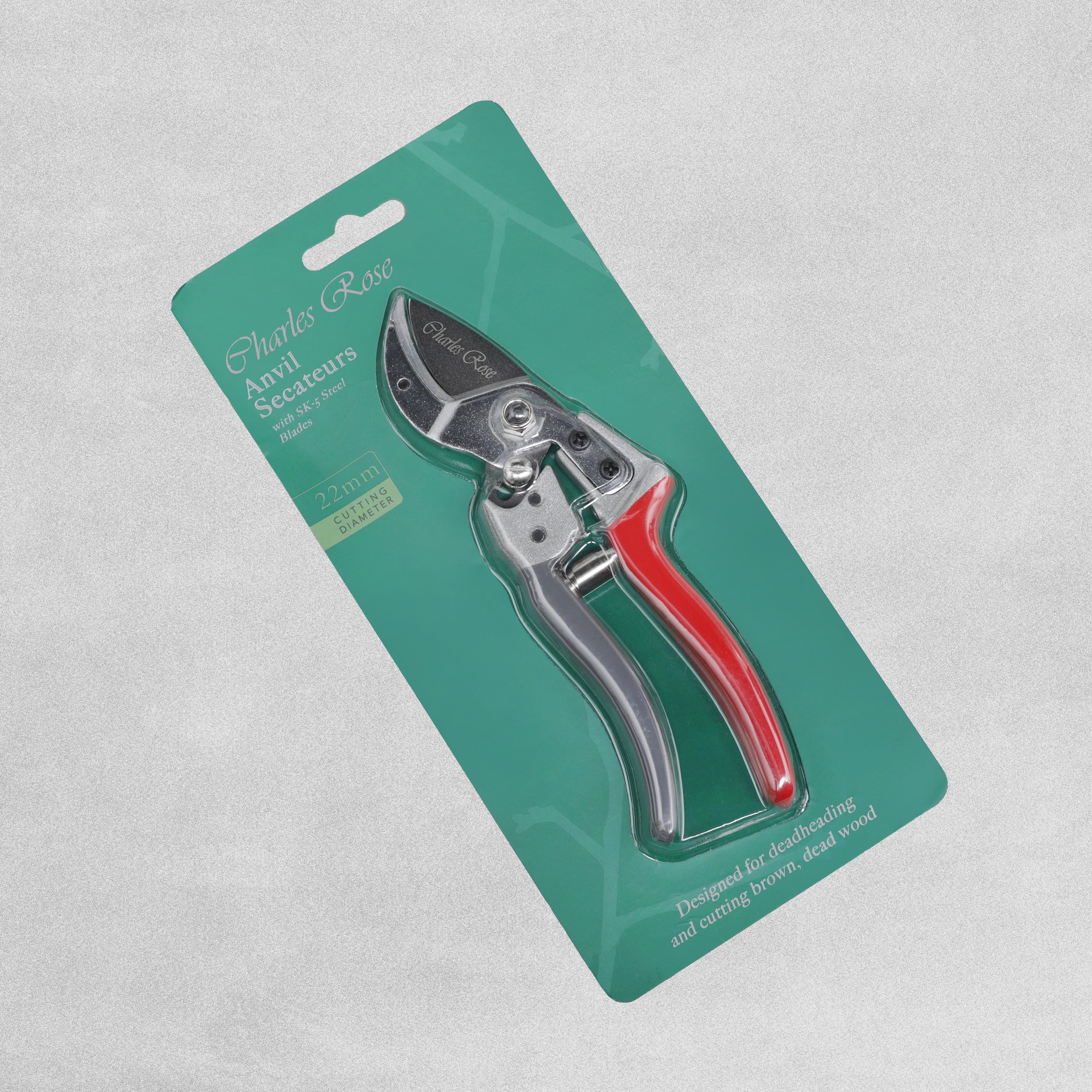 Charles Rose Anvil Secateurs 22mm Cutting Diameter