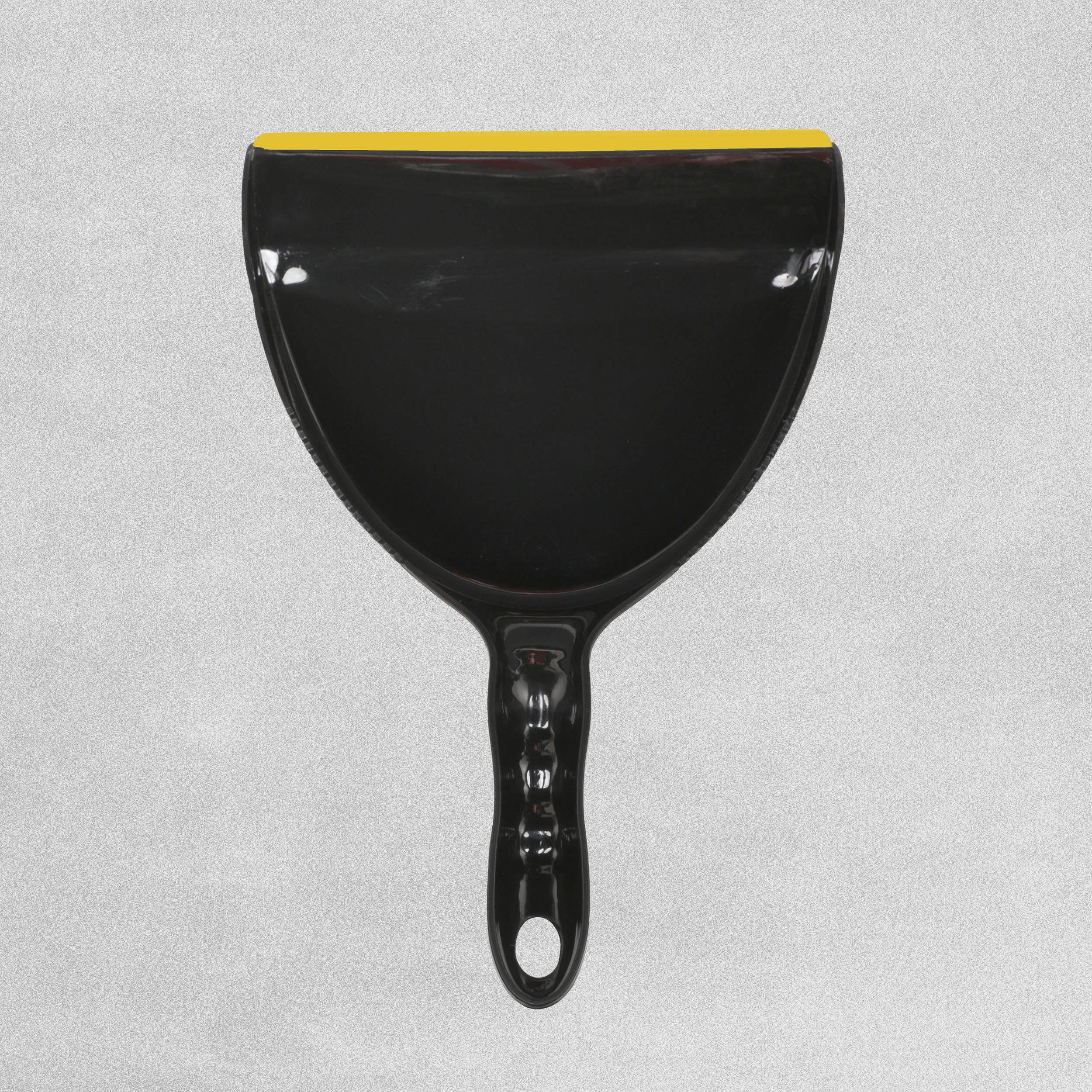 IN-EXCESS Trade Dustpan & Brush Set Black With Stiff Black Bristle