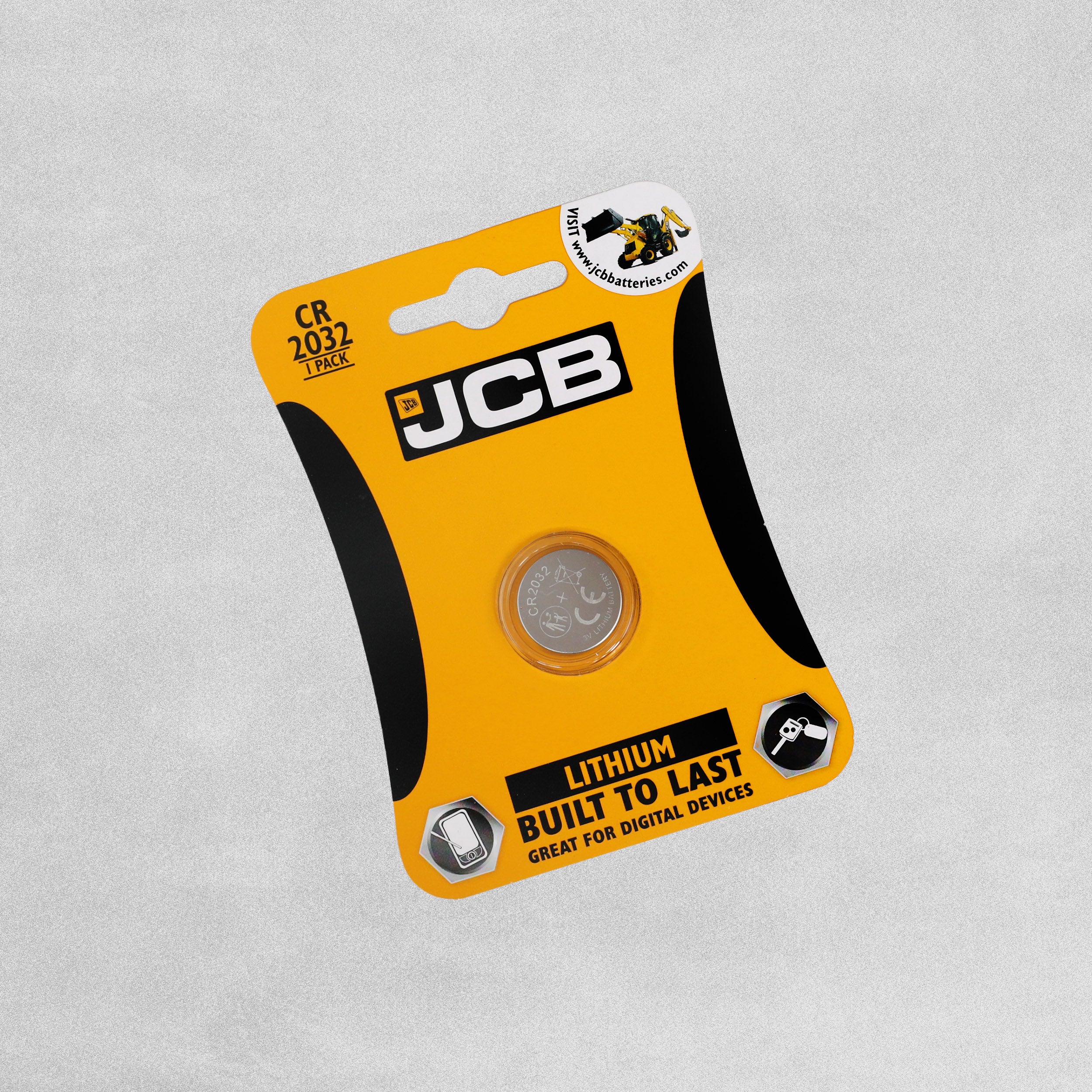 JCB Lithium Coin Cells CR2032 - 1 Pack